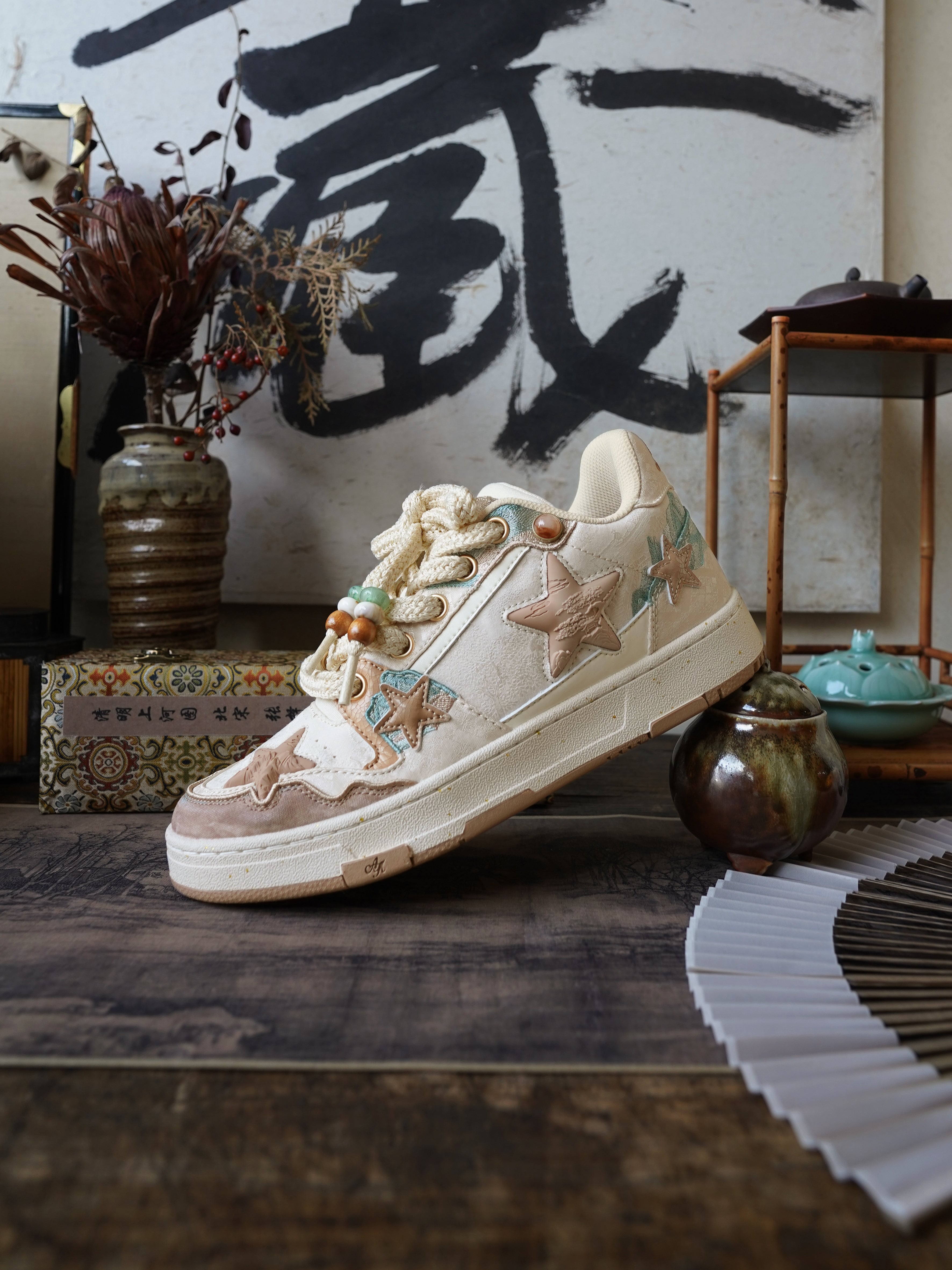 KAALIXTO丨Star Sneakers-Along the River During the Qingming Festival Limited Edition - PSYLOS 1, KAALIXTO丨Star Sneakers-Along the River During the Qingming Festival Limited Edition, Chunky Sneakers, KAALIXTO•JAPAN, PSYLOS 1