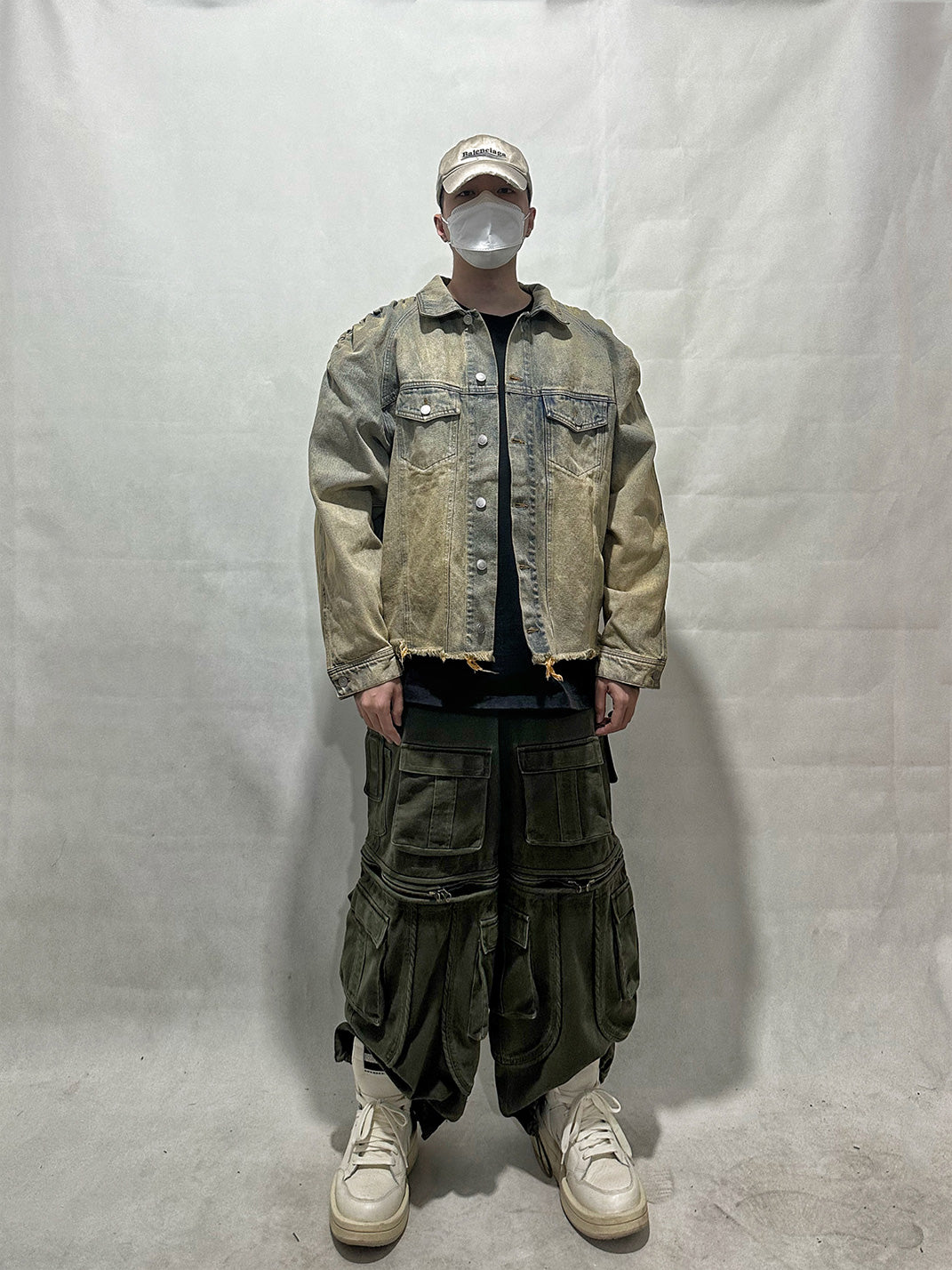WoosterArchive | Millitary Green Cargo Pants With Removable Legs - PSYLOS 1, WoosterArchive | Millitary Green Cargo Pants With Removable Legs, Men's Wear, WoosterArchive, PSYLOS 1