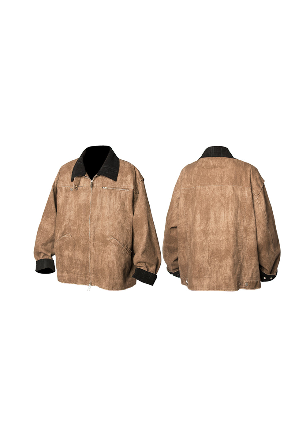 RELABEL丨Distressed Washed Multi-Pocket Jacket - PSYLOS 1, RELABEL丨Distressed Washed Multi-Pocket Jacket, Jacket, RELABEL, PSYLOS 1