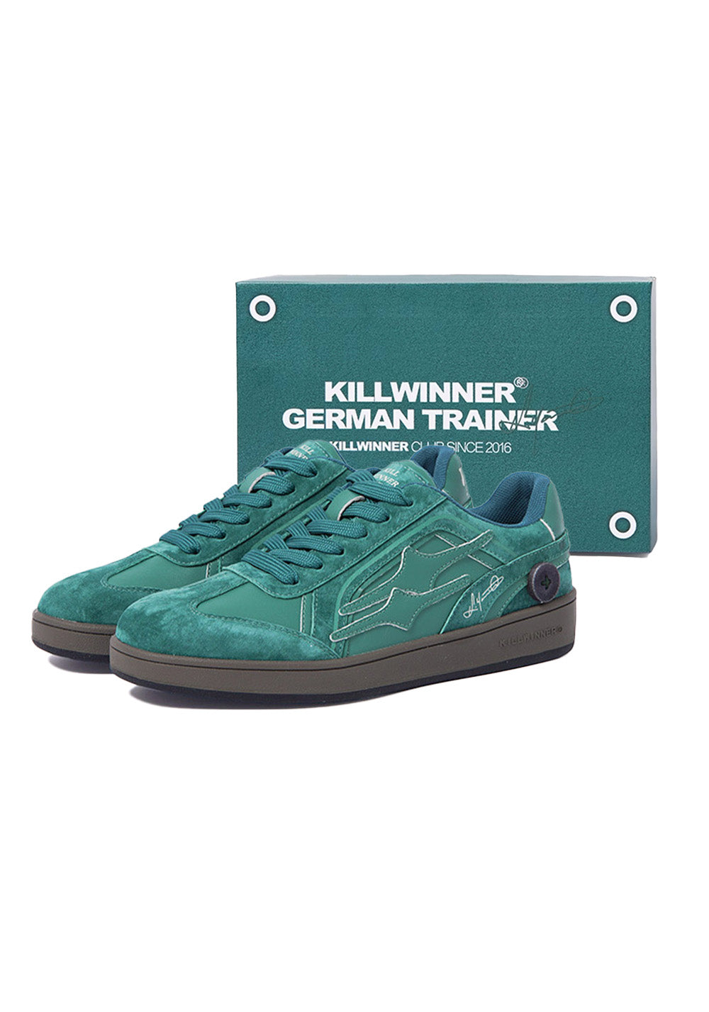 KILLWINNER丨Retro Training Sneaker-Emerald Green - PSYLOS 1, KILLWINNER丨Retro Training Sneaker-Emerald Green, Retro Trainers, KILLWINNER•JAPAN, PSYLOS 1