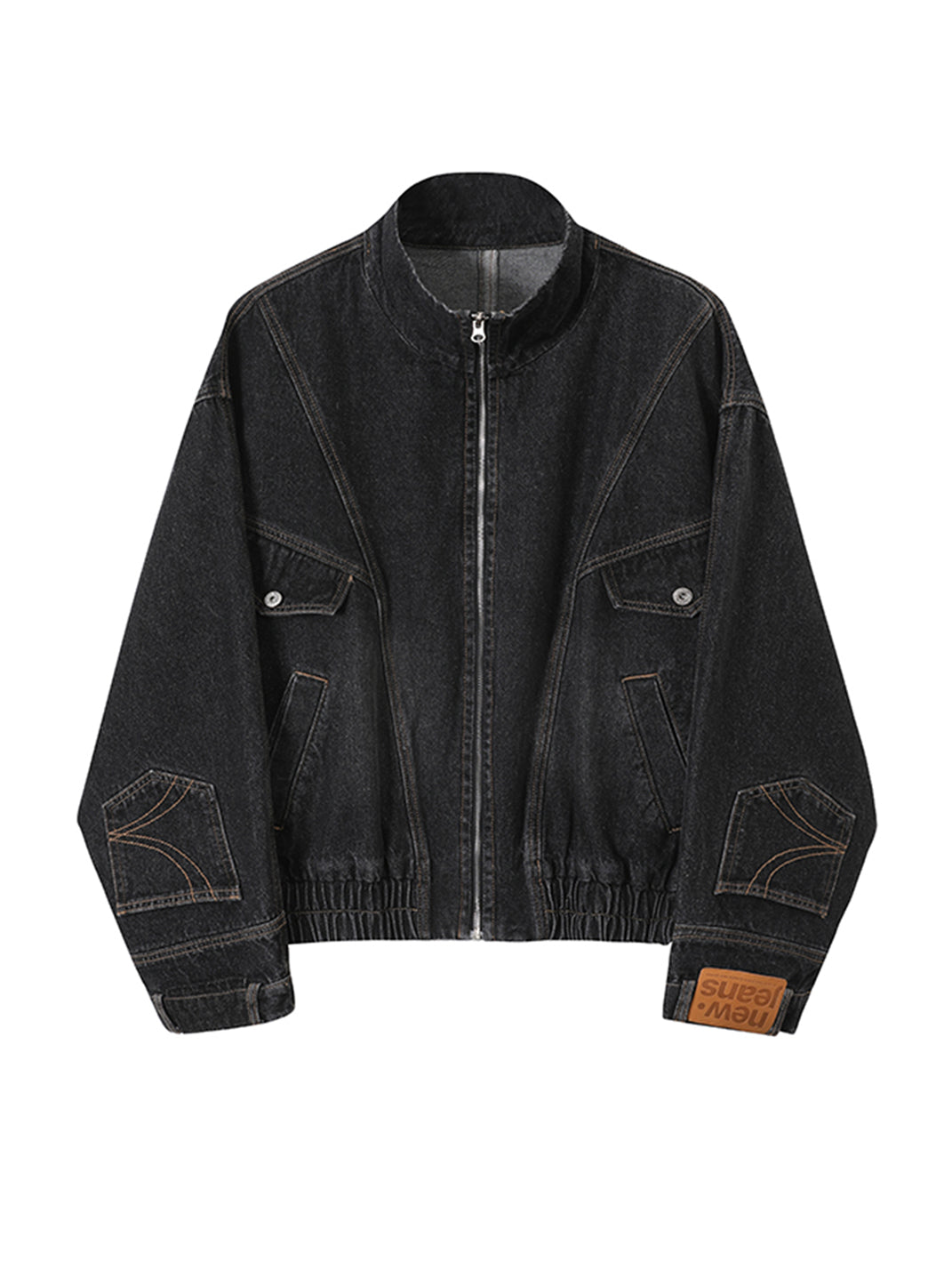 KREATE | Deconstruct Series Washed Pocket Sleeves Denim Jacket - PSYLOS 1, KREATE | Deconstruct Series Washed Pocket Sleeves Denim Jacket, Tops, KREATE, PSYLOS 1