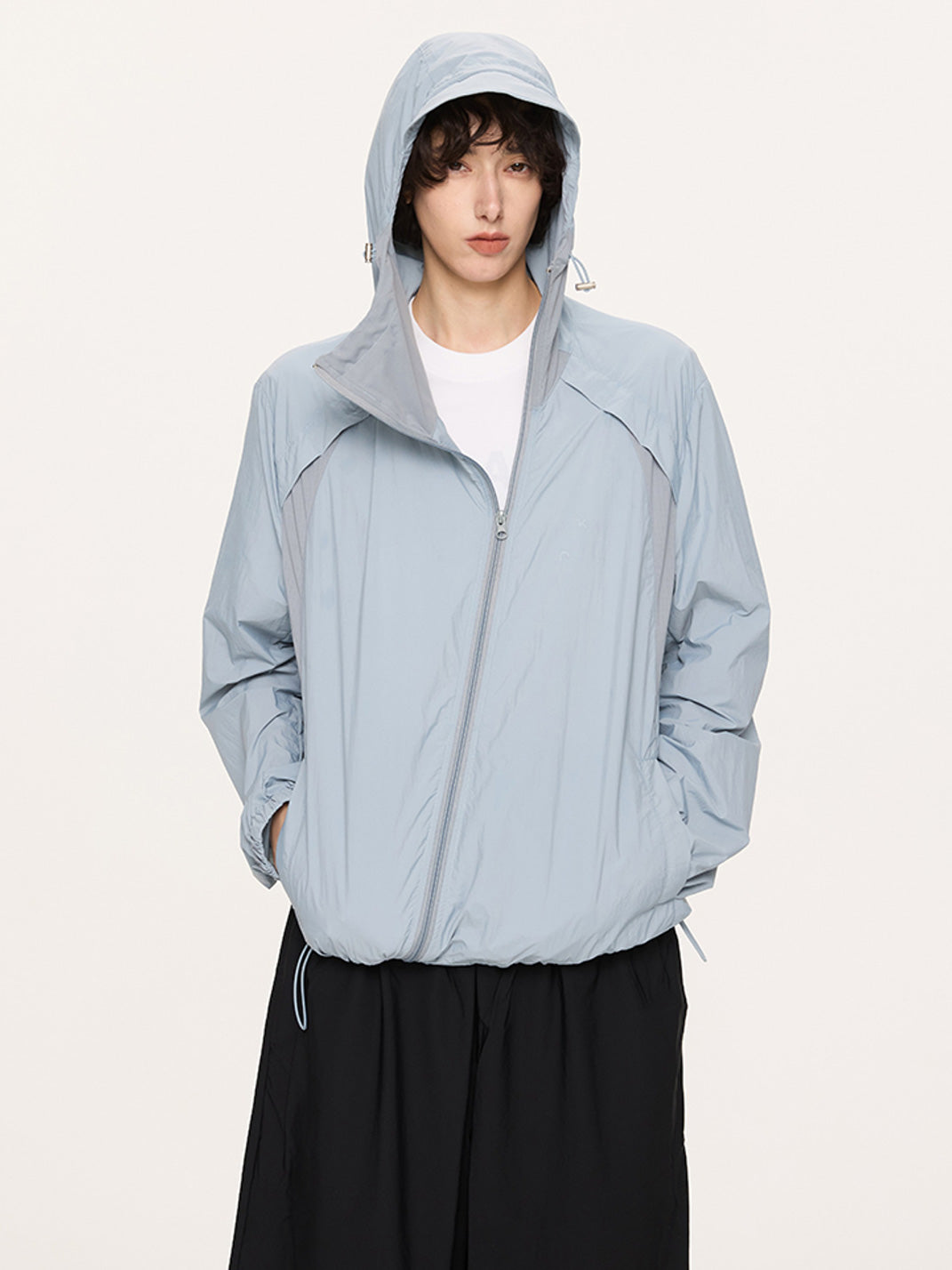 KREATE | Sun Block Asymmetrical Hooded Wind Breaker - PSYLOS 1, KREATE | Sun Block Asymmetrical Hooded Wind Breaker, Tops, KREATE, PSYLOS 1