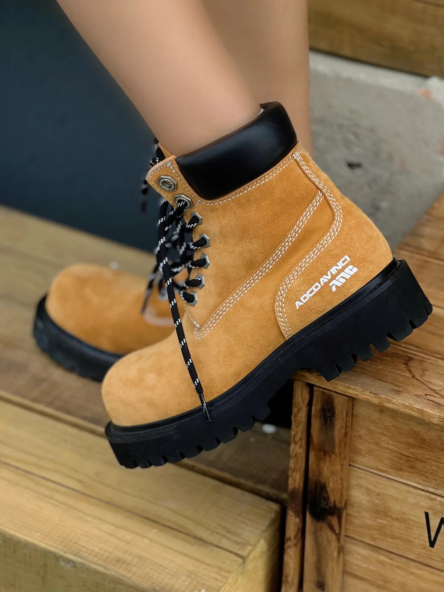 ADC丨Stardust Series Martin Boots-Yellow - PSYLOS 1, ADC丨Stardust Series Martin Boots-Yellow, Boots, ADC, PSYLOS 1