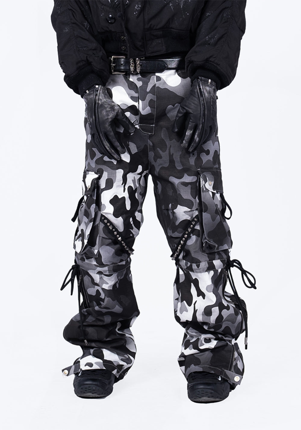 FVVO丨RIVET CARGO PANTS-Camouflage - PSYLOS 1, FVVO丨RIVET CARGO PANTS-Camouflage, Pants, FREE WORLD ORDER, PSYLOS 1