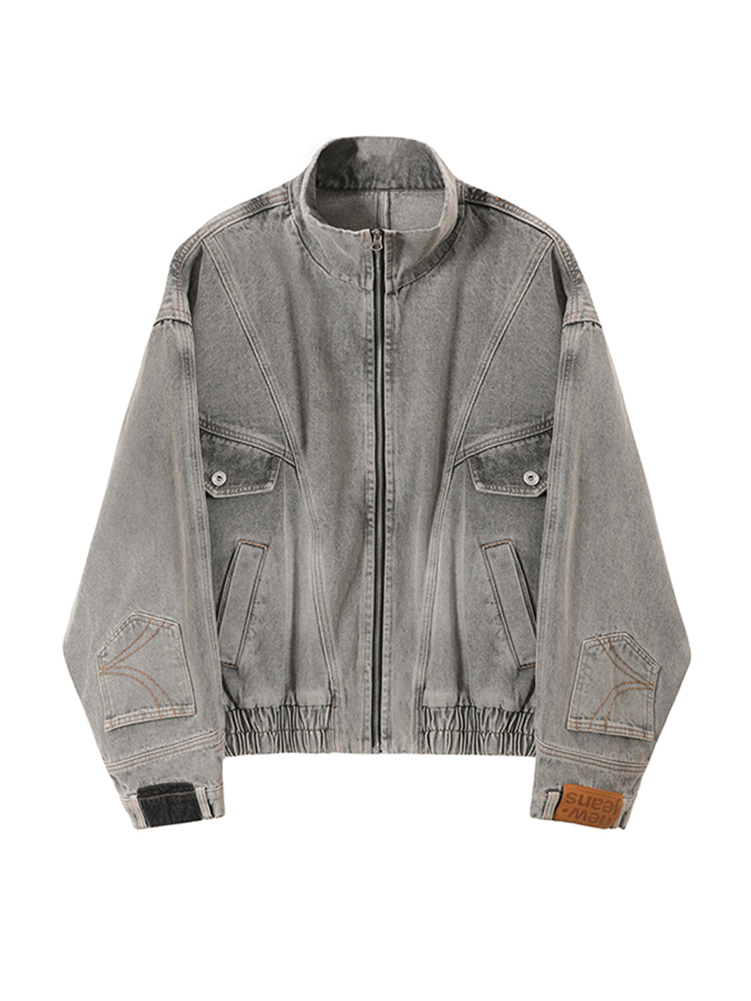 KREATE | Deconstruct Series Washed Pocket Sleeves Denim Jacket - PSYLOS 1, KREATE | Deconstruct Series Washed Pocket Sleeves Denim Jacket, Tops, KREATE, PSYLOS 1