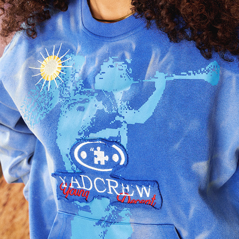 YADcrew | Angel Embroidered Hoodie - PSYLOS 1, YADcrew | Angel Embroidered Hoodie, Hoodie, YADcrew•JAPAN, PSYLOS 1