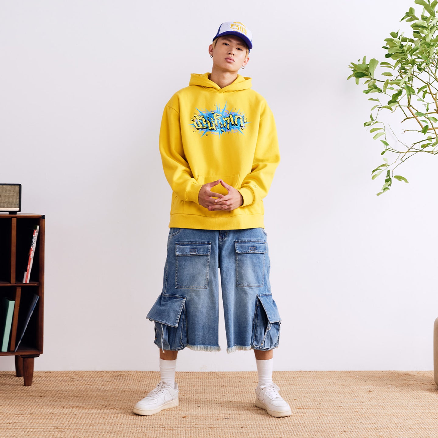 BURNIN*3D Printed Explosive Stone Hoodie - PSYLOS 1, BURNIN*3D Printed Explosive Stone Hoodie, Hoodie, Burnin, PSYLOS 1