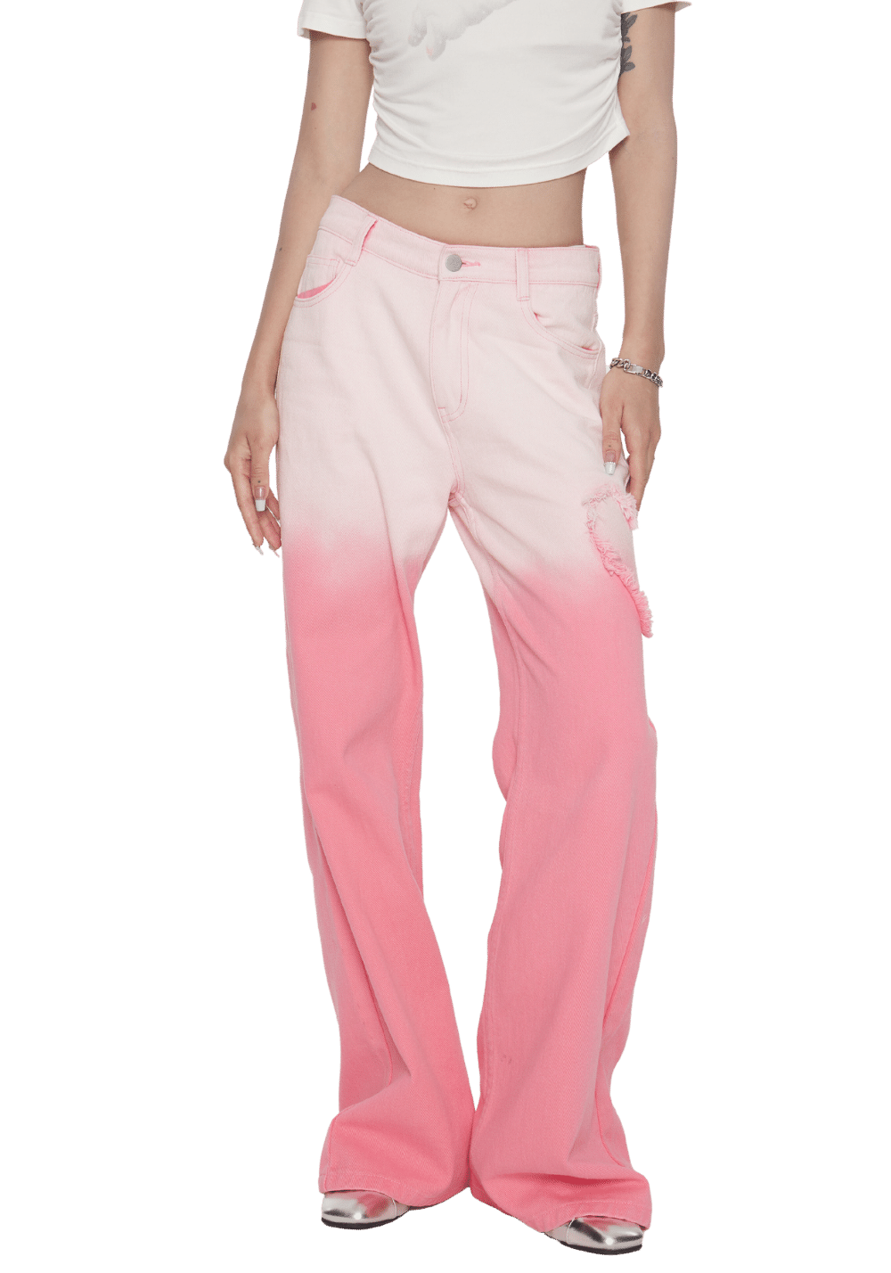 Gradient Denim Jeans - PSYLOS 1, Gradient Denim Jeans, Pants, LHC MODA, PSYLOS 1