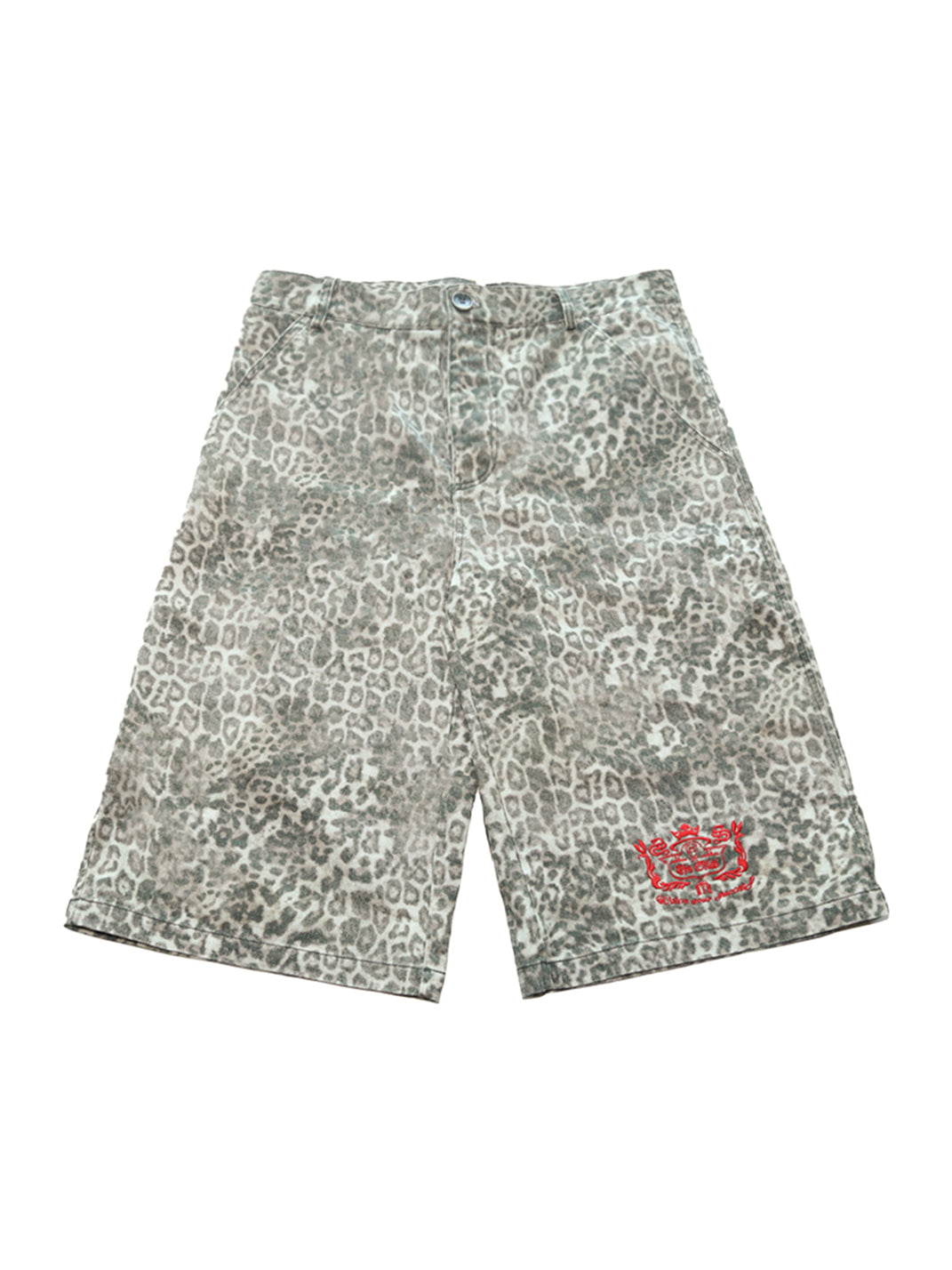TREclub | Leopard Embroidered Cropped Pants - PSYLOS 1, TREclub | Leopard Embroidered Cropped Pants, Shorts, TREclub•JAPAN, PSYLOS 1
