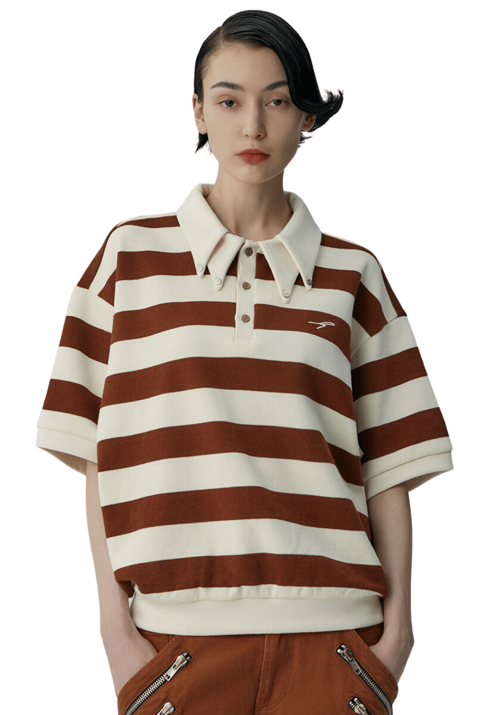 Striped Polo Shirt - PSYLOS 1, Striped Polo Shirt, Shirt, The Last Redemption, PSYLOS 1