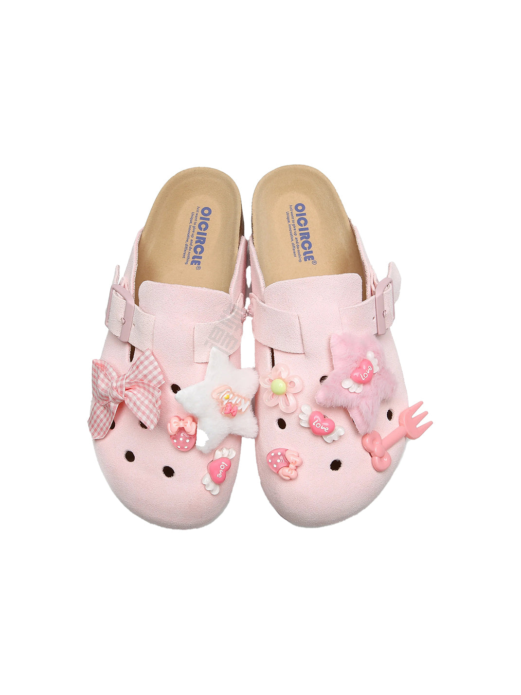 OICIRCLE | Cute Birken Clogs Japanese Style Mules-Pink - PSYLOS 1, OICIRCLE | Cute Birken Clogs Japanese Style Mules-Pink, Slippers, OICIRCLE, PSYLOS 1