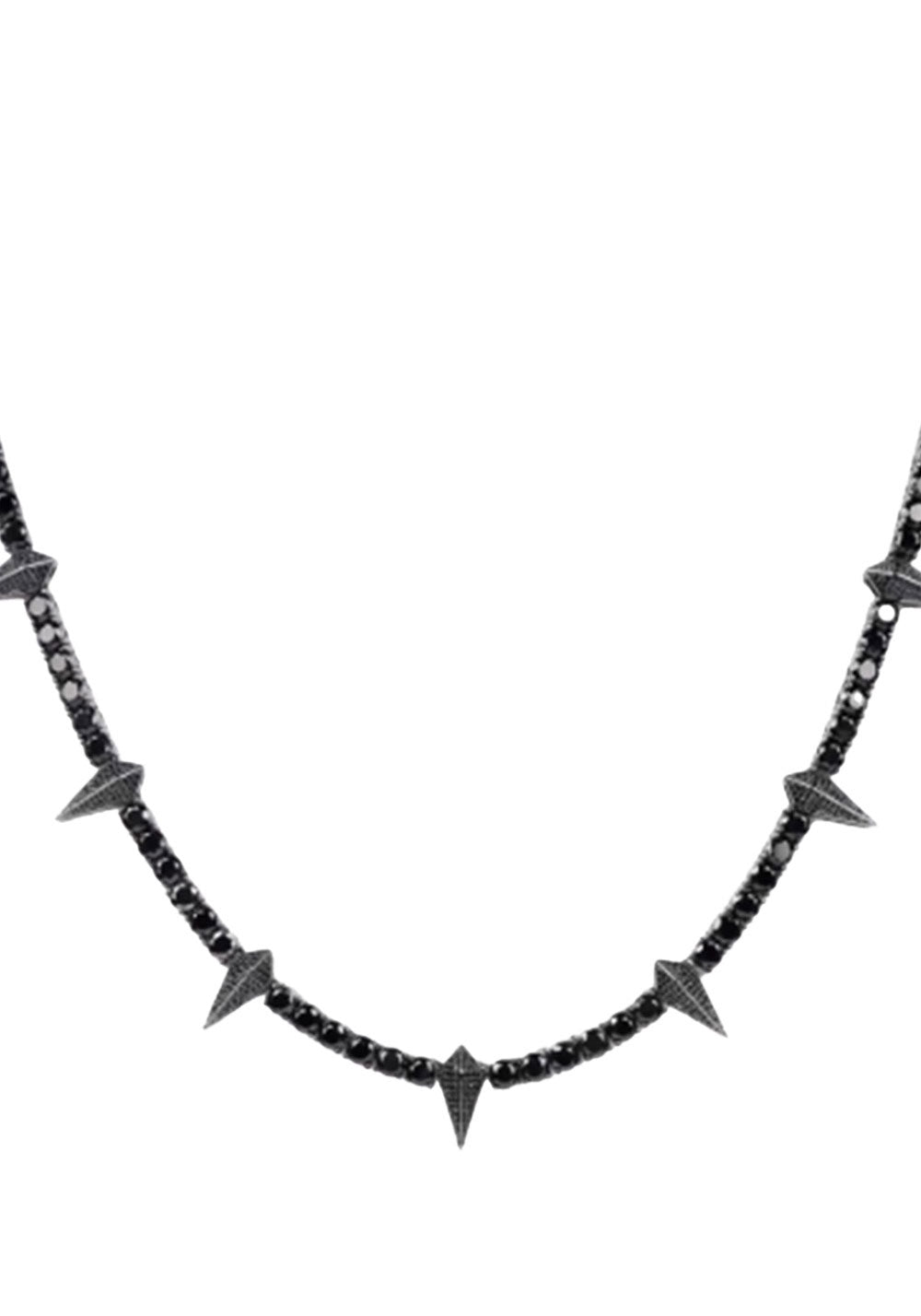 WIC Full Zirconium Black Zircon Necklace. - PSYLOS 1, WIC Full Zirconium Black Zircon Necklace., Necklaces, WIC, PSYLOS 1
