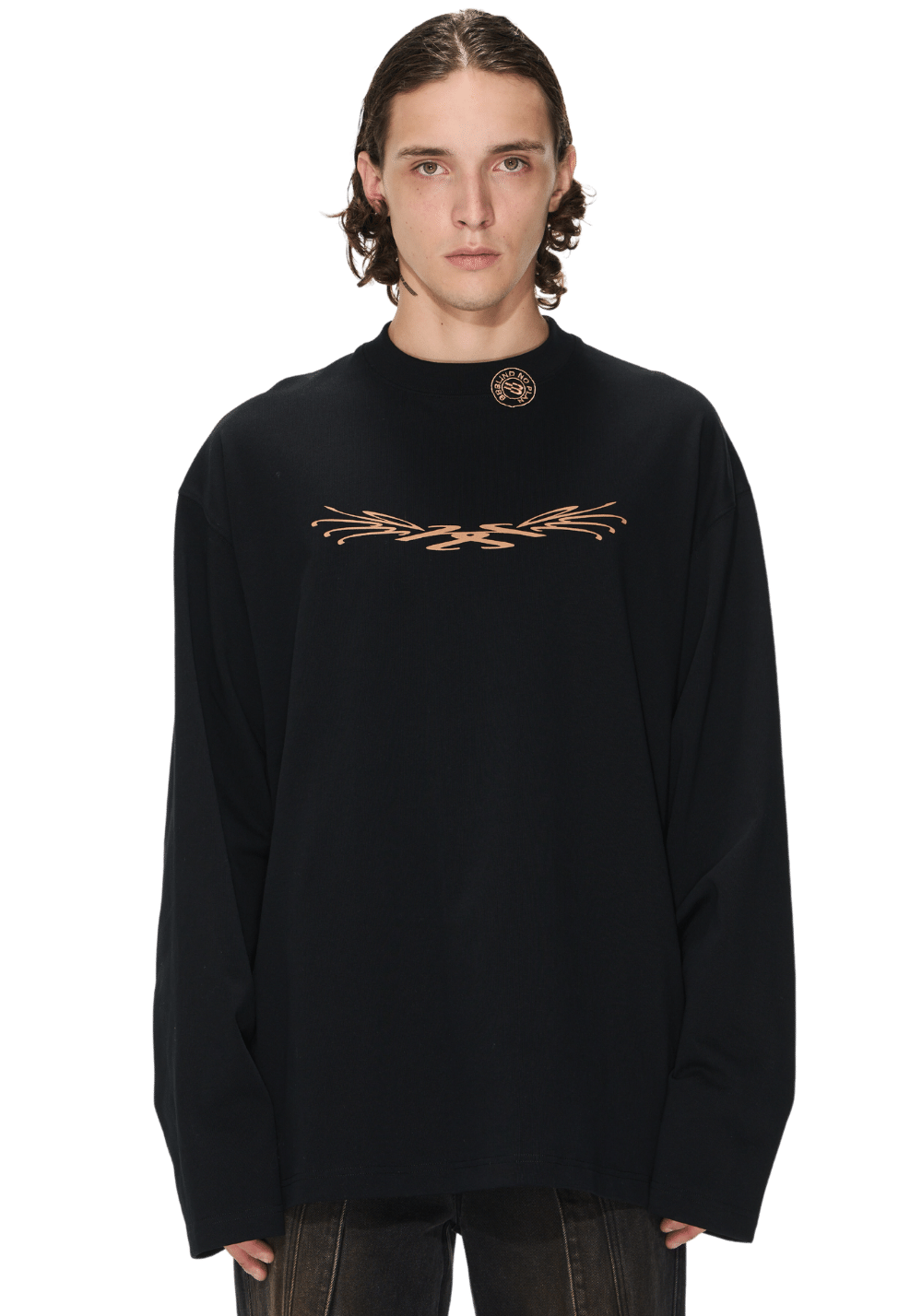 Totem Print Embroidered Hoodie - PSYLOS 1, Totem Print Embroidered Hoodie, Hoodie, BLIND NO PLAN, PSYLOS 1