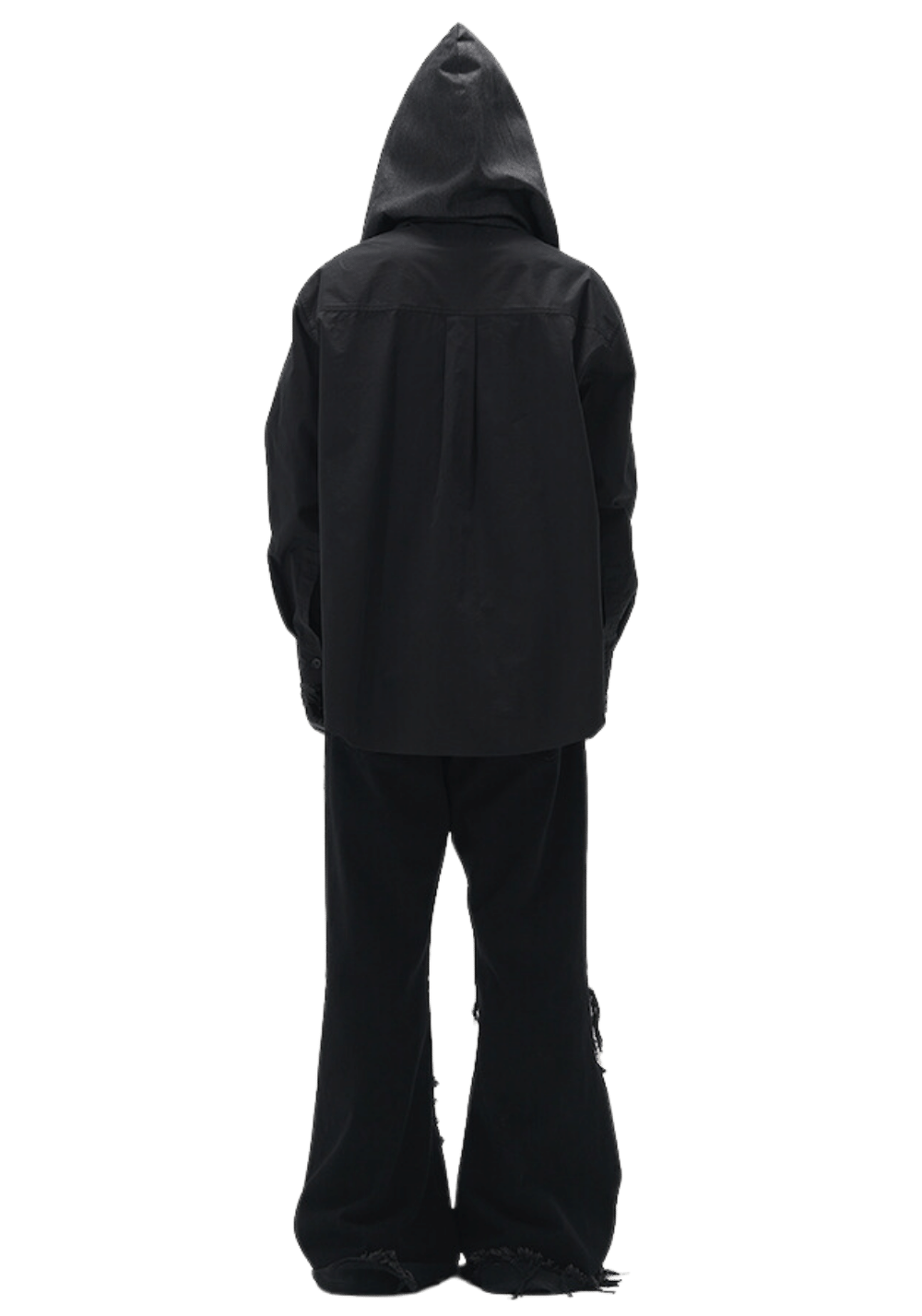 Boxy Collar Hooded Work Shirt - PSYLOS 1, Boxy Collar Hooded Work Shirt, Shirt, RELABEL, PSYLOS 1