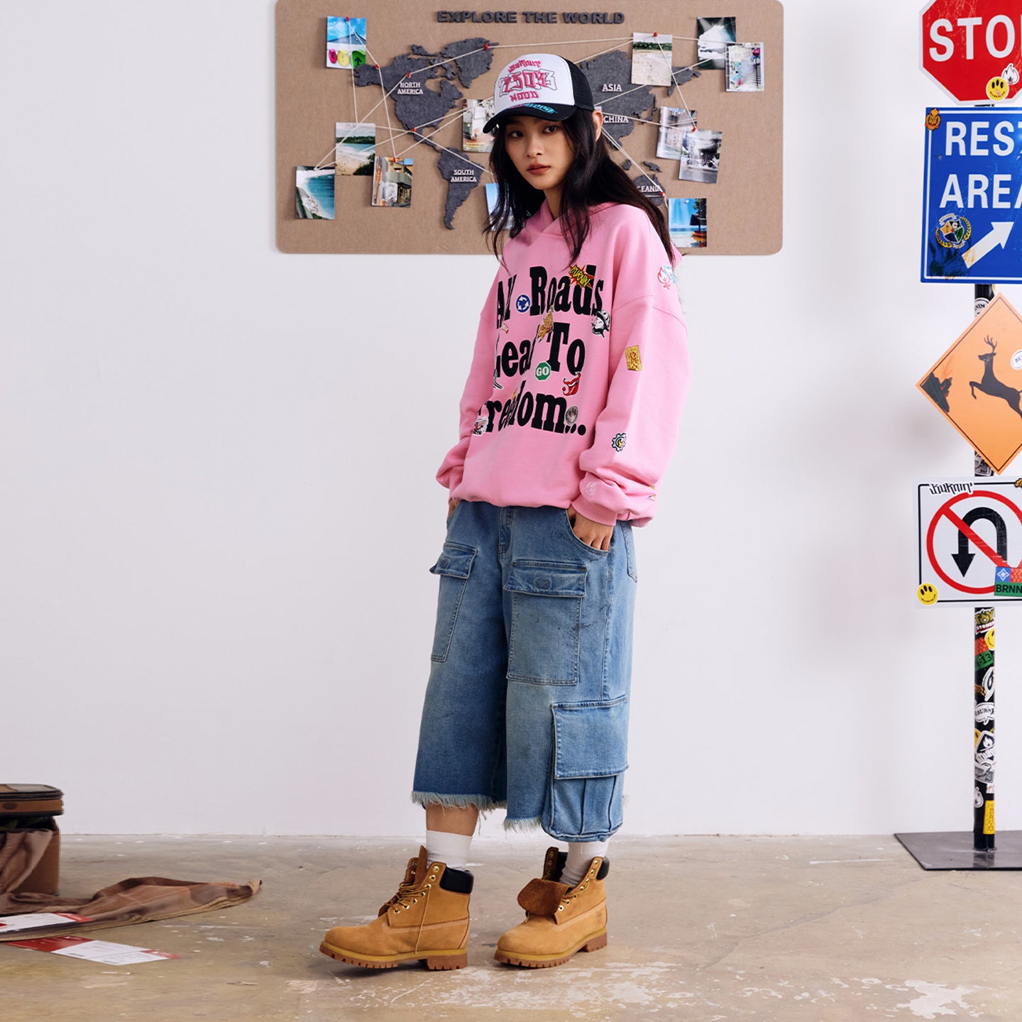 BURNIN* Realistic Sticker Slogan Hoodie - PSYLOS 1, BURNIN* Realistic Sticker Slogan Hoodie, Hoodie, Burnin, PSYLOS 1