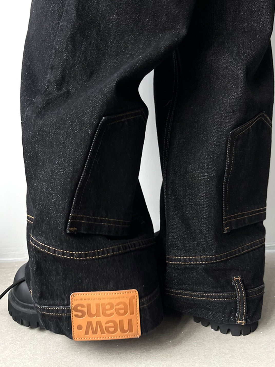 KREATE | Deconstruct Series Up-Side-Down Pocket Loose Fit Jeans - PSYLOS 1, KREATE | Deconstruct Series Up-Side-Down Pocket Loose Fit Jeans, Bottoms, KREATE, PSYLOS 1