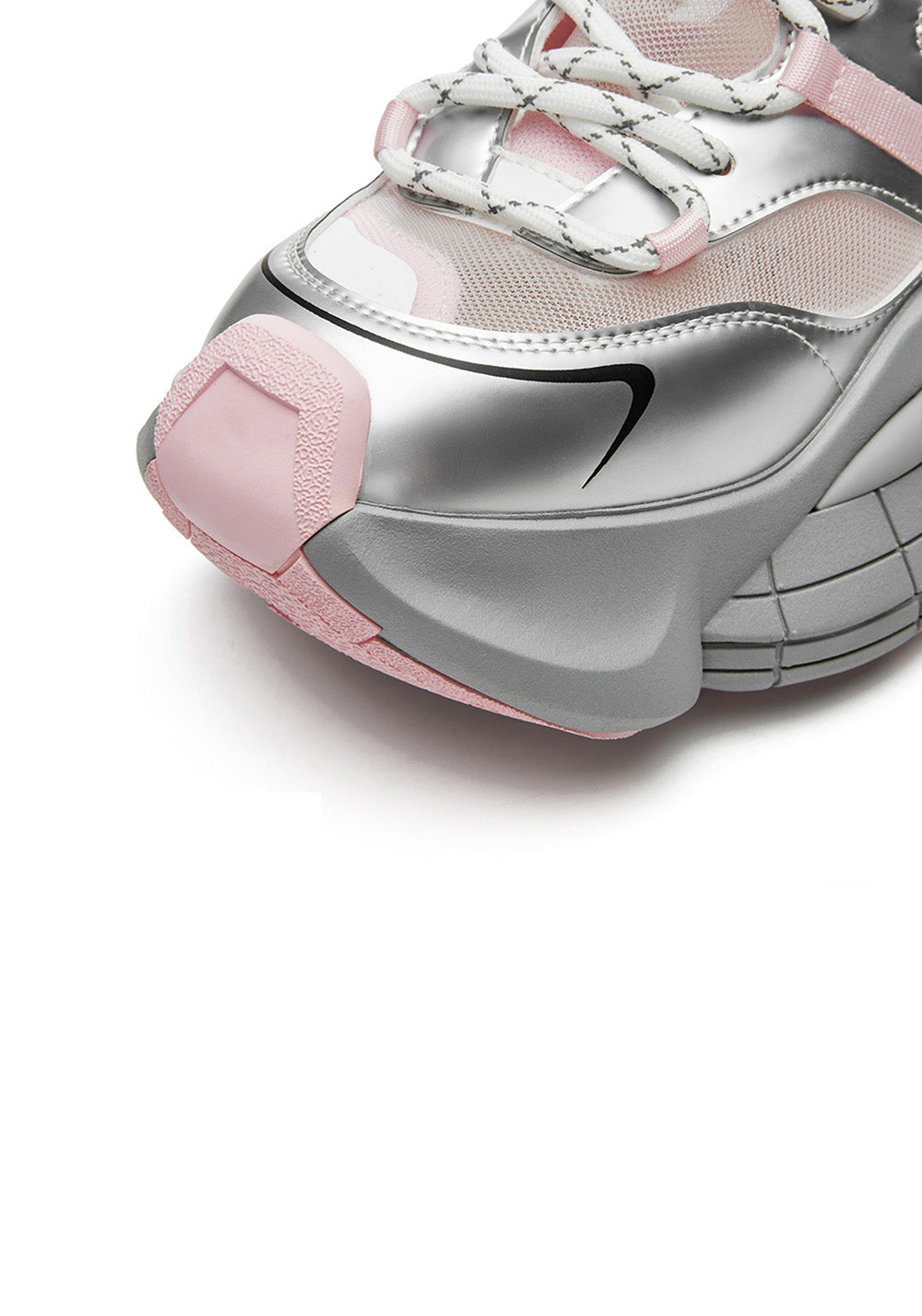 XMZY | Brocade Platform Sneakers-Silver - PSYLOS 1, XMZY | Brocade Platform Sneakers-Silver, Chunky Sneakers, XMZY•JAPAN, PSYLOS 1