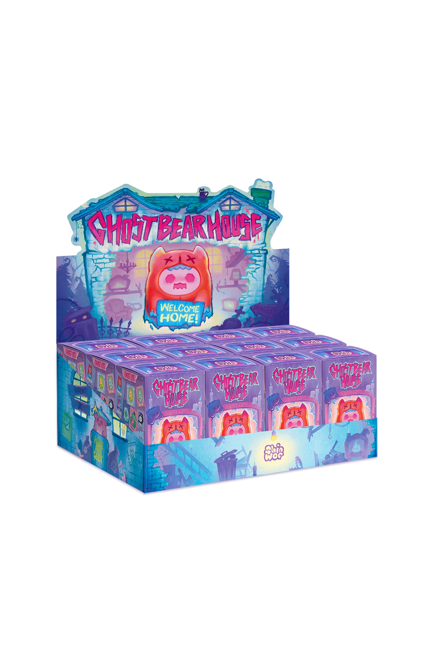 Finding Unicorn | ShinWoo Ghost Bear House Series Blind Box - PSYLOS 1, Finding Unicorn | ShinWoo Ghost Bear House Series Blind Box, Blind Box, Finding Unicorn, PSYLOS 1