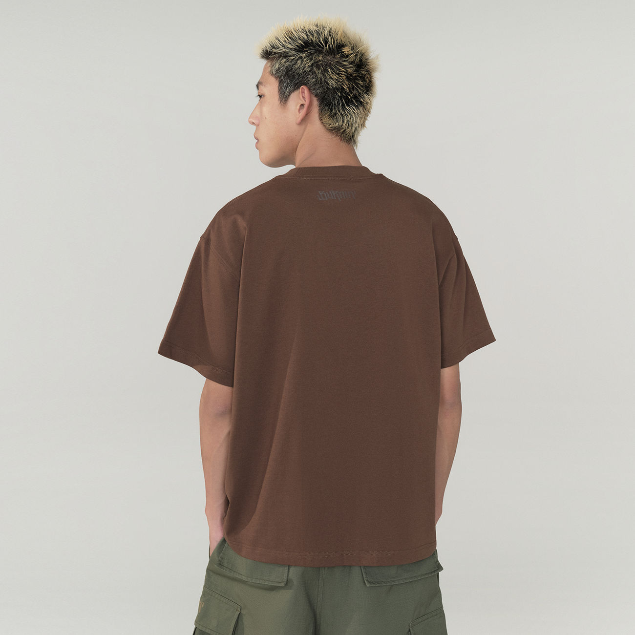 BURNIN*Spark Flame Lava Letter Print Short Sleeve T-shirt - PSYLOS 1, BURNIN*Spark Flame Lava Letter Print Short Sleeve T-shirt, T-Shirt, Burnin, PSYLOS 1