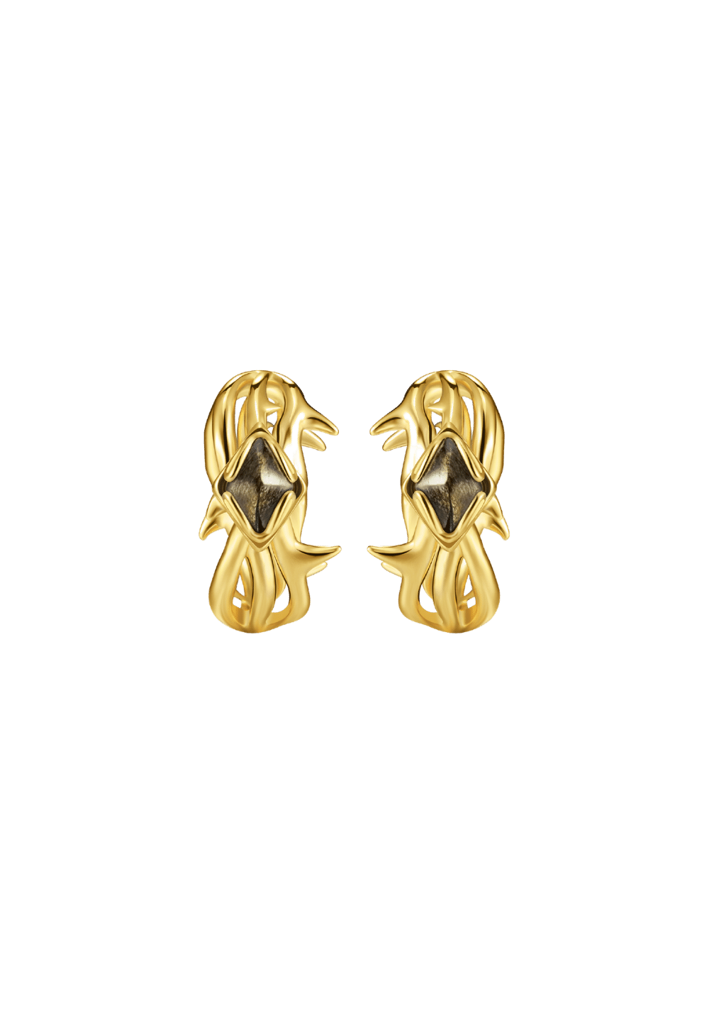 Black Phoenix Obsidian Ear Clip - PSYLOS 1, Black Phoenix Obsidian Ear Clip, Accessories, The Last Redemption, PSYLOS 1