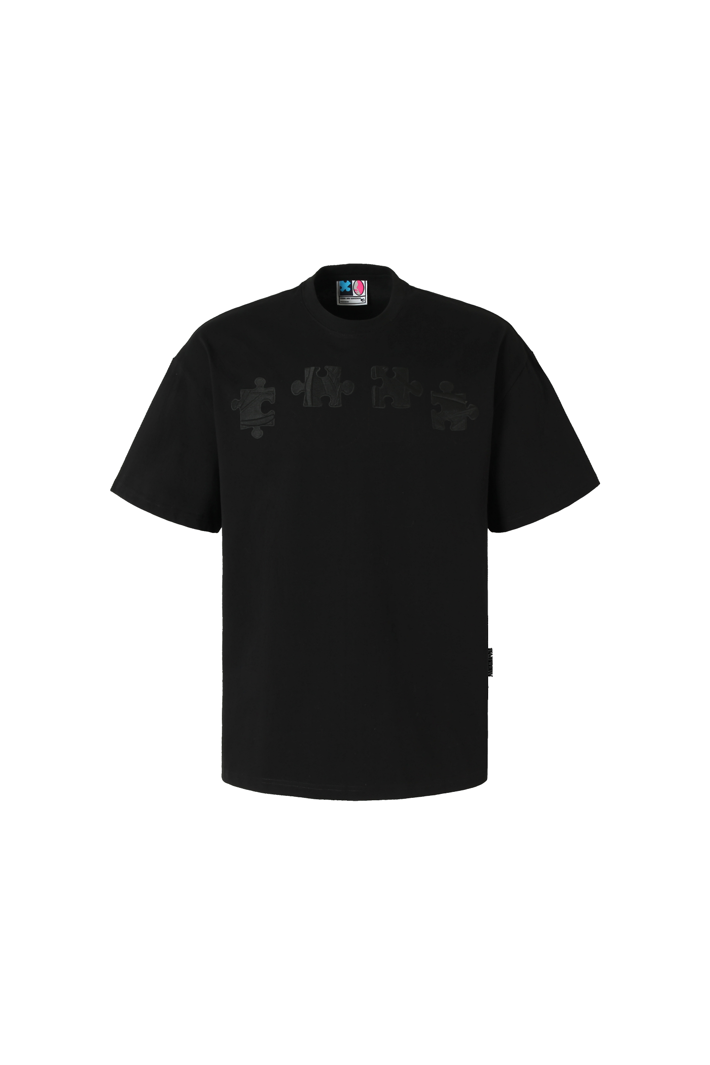 YADcrew | New Style Puzzle Texture Trendy All-Match Casual Short-Sleeved T-Shirt - PSYLOS 1, YADcrew | New Style Puzzle Texture Trendy All-Match Casual Short-Sleeved T-Shirt, T-Shirt, YADcrew•JAPAN, PSYLOS 1