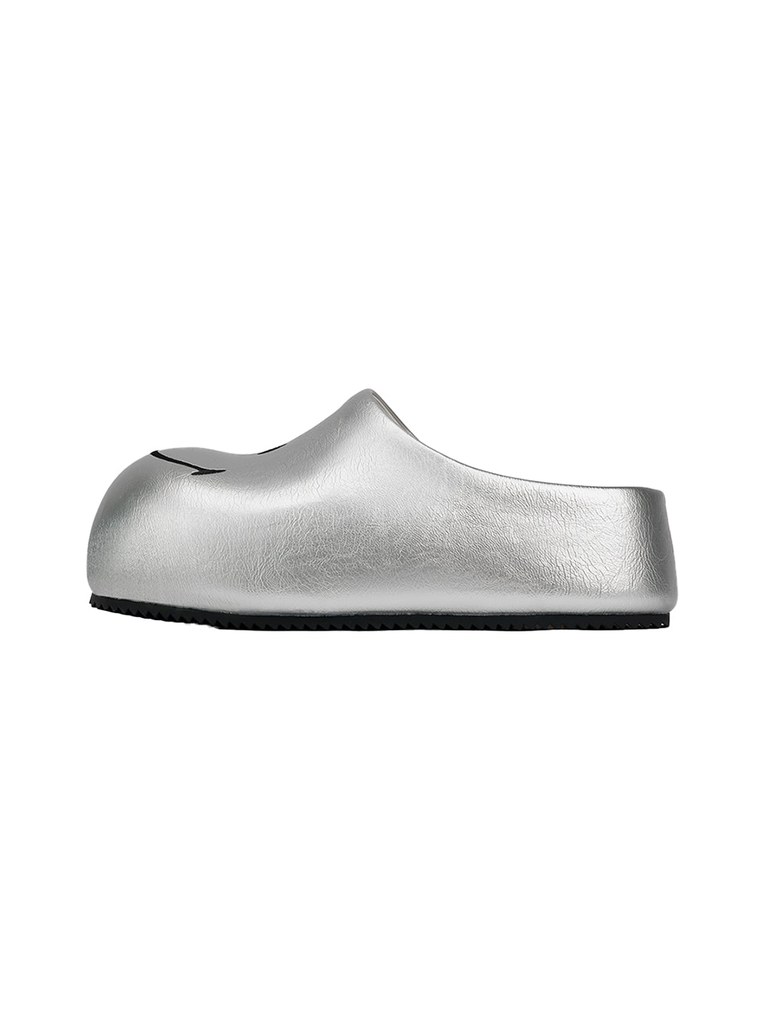 SMILEY | Chunky Slip-On Mule Sandals-Silver - PSYLOS 1, SMILEY | Chunky Slip-On Mule Sandals-Silver, Sandals, SMILEY•JAPAN, PSYLOS 1