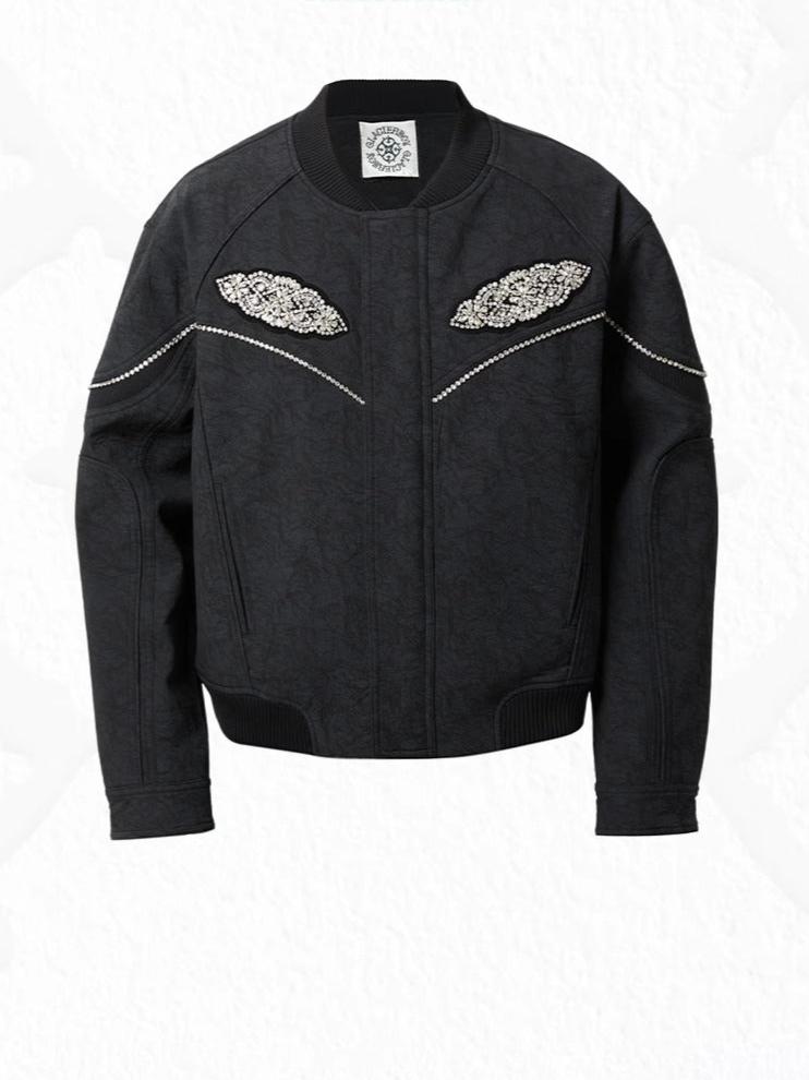 GLACIERBOY丨Rhinestone-Embellished Jacket - PSYLOS 1, GLACIERBOY丨Rhinestone-Embellished Jacket, Jacket, GLACIERBOY•JAPAN, PSYLOS 1