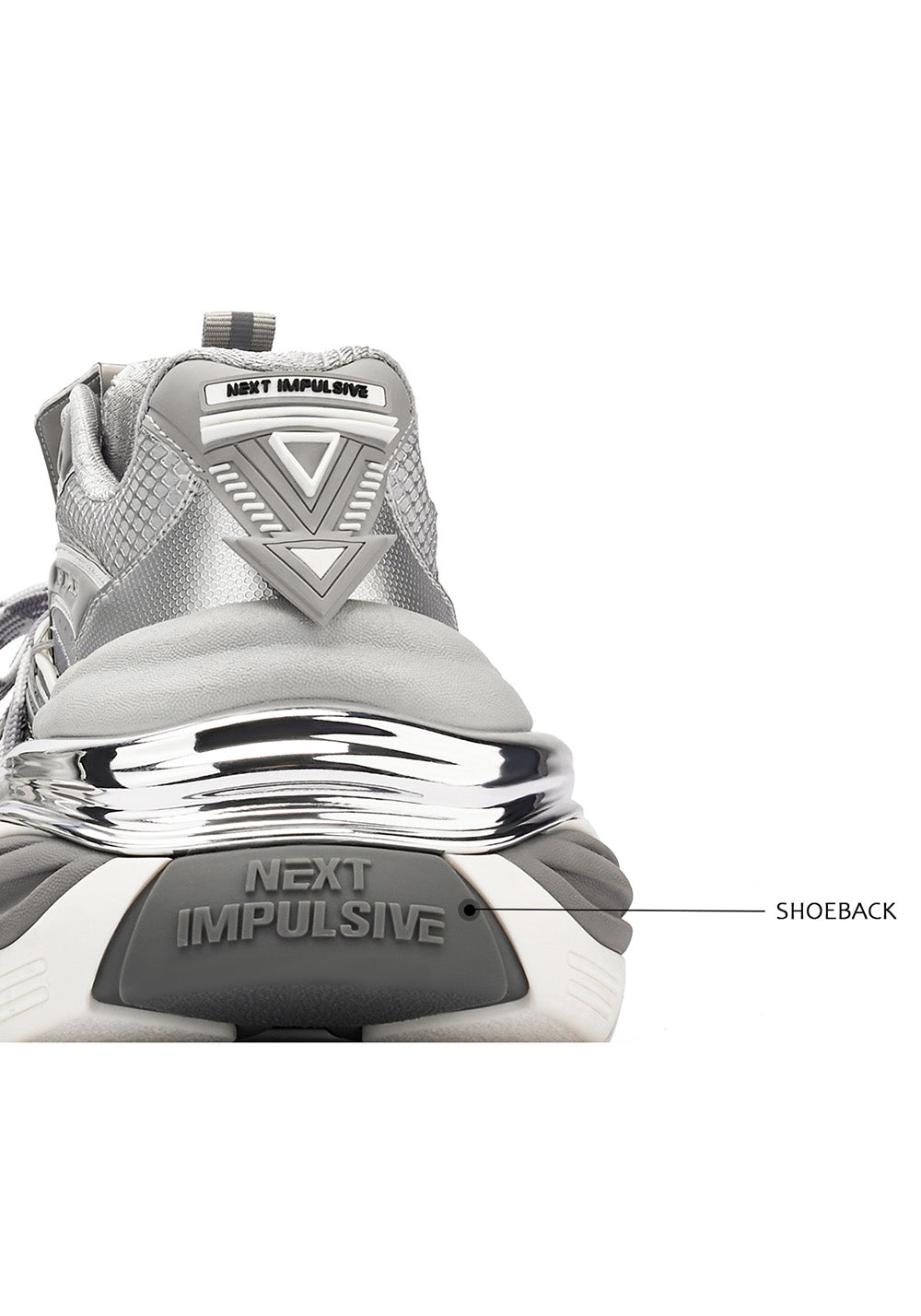 NEXT IMPULSIVE丨Power Series-Silver - PSYLOS 1, NEXT IMPULSIVE丨Power Series-Silver, Chunky Sneakers, NEXT IMPULSIVE•JAPAN, PSYLOS 1