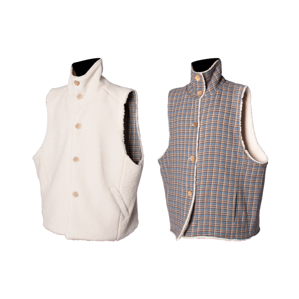 RELABEL丨Double-faced Sherpa Vest - PSYLOS 1, RELABEL丨Double-faced Sherpa Vest, Vest, RELABEL, PSYLOS 1