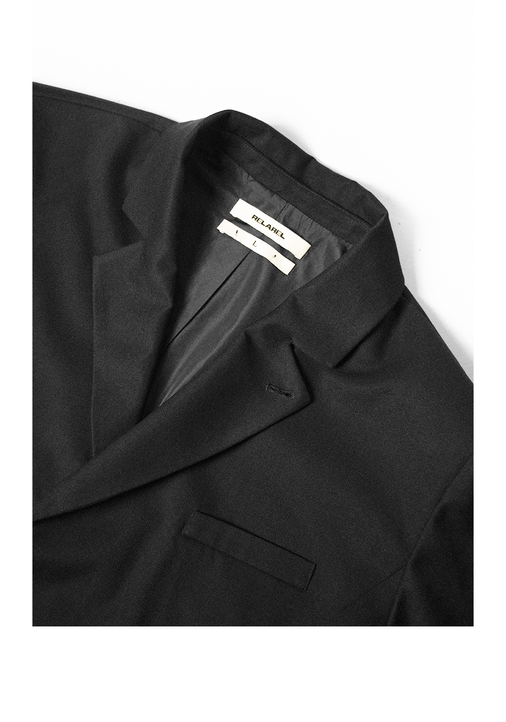 RELABEL丨Three-Dimensional Reconstruction (Reshape) Curved Foldable Collar Detachable Oversized Double-Placket Blazer - PSYLOS 1, RELABEL丨Three-Dimensional Reconstruction (Reshape) Curved Foldable Collar Detachable Oversized Double-Placket Blazer, Blazer, RELABEL, PSYLOS 1