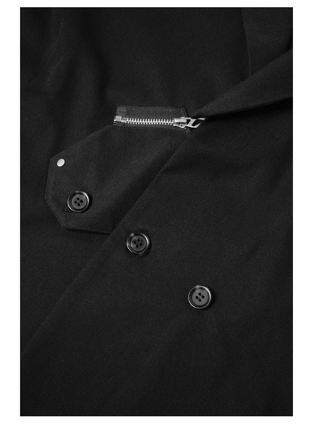 RELABEL丨Three-Dimensional Reconstruction (Reshape) Curved Foldable Collar Detachable Oversized Double-Placket Blazer - PSYLOS 1, RELABEL丨Three-Dimensional Reconstruction (Reshape) Curved Foldable Collar Detachable Oversized Double-Placket Blazer, Blazer, RELABEL, PSYLOS 1