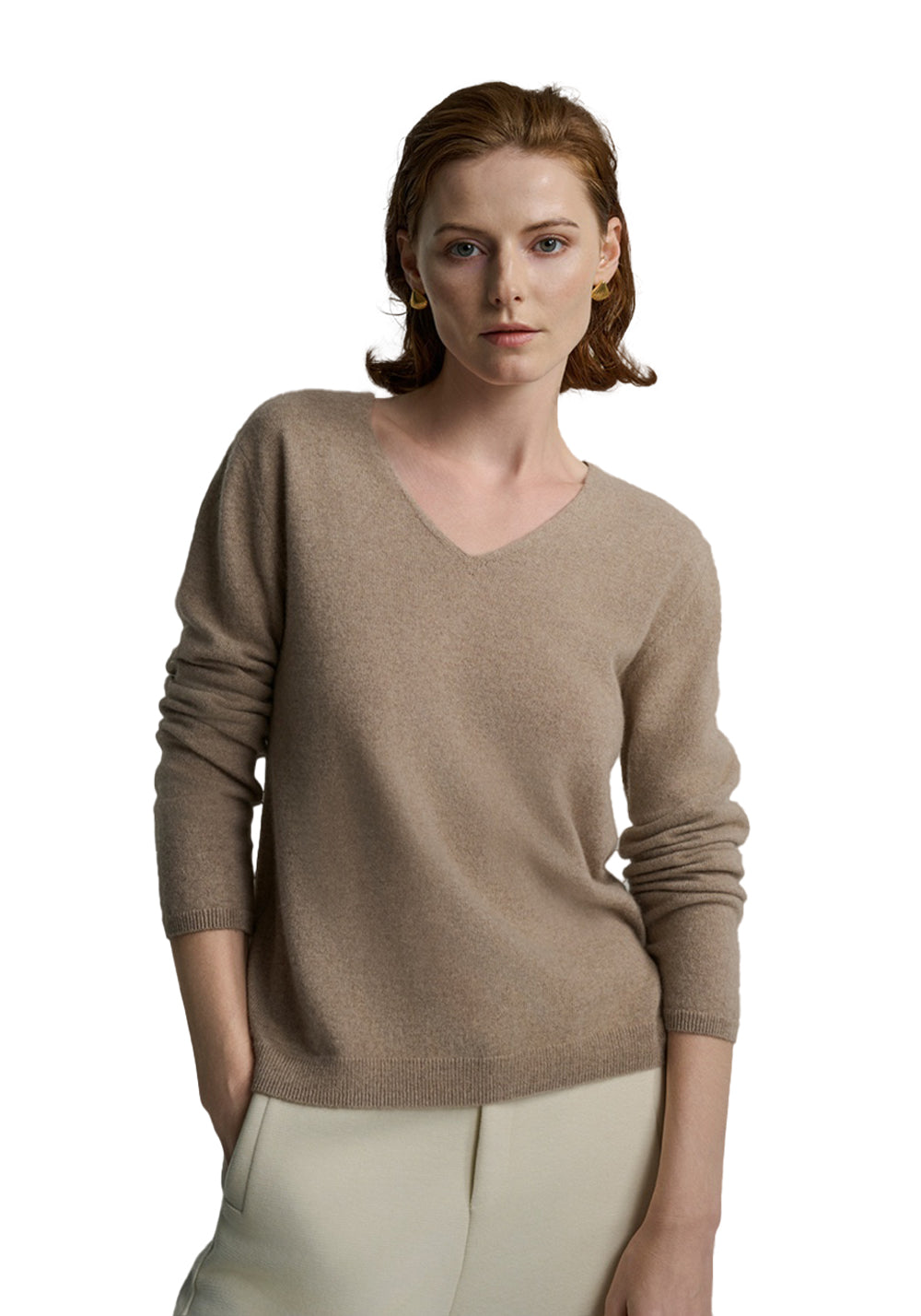 CASHMERE V-Neck Cashmere Undershirt