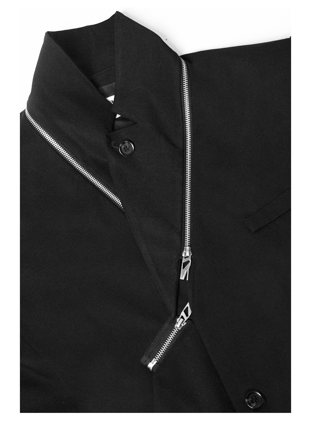 RELABEL丨Three-Dimensional Reconstruction (Reshape) Curved Foldable Collar Detachable Oversized Double-Placket Blazer - PSYLOS 1, RELABEL丨Three-Dimensional Reconstruction (Reshape) Curved Foldable Collar Detachable Oversized Double-Placket Blazer, Blazer, RELABEL, PSYLOS 1