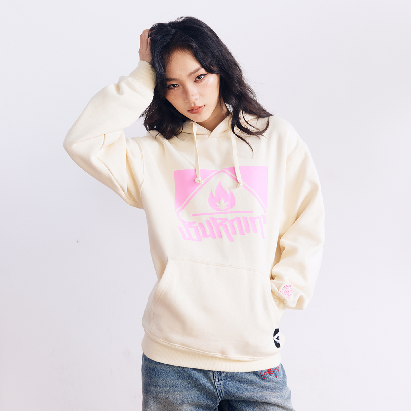 BURNIN* Square LOGO New Style Hoodie - PSYLOS 1, BURNIN* Square LOGO New Style Hoodie, Hoodie, Burnin, PSYLOS 1