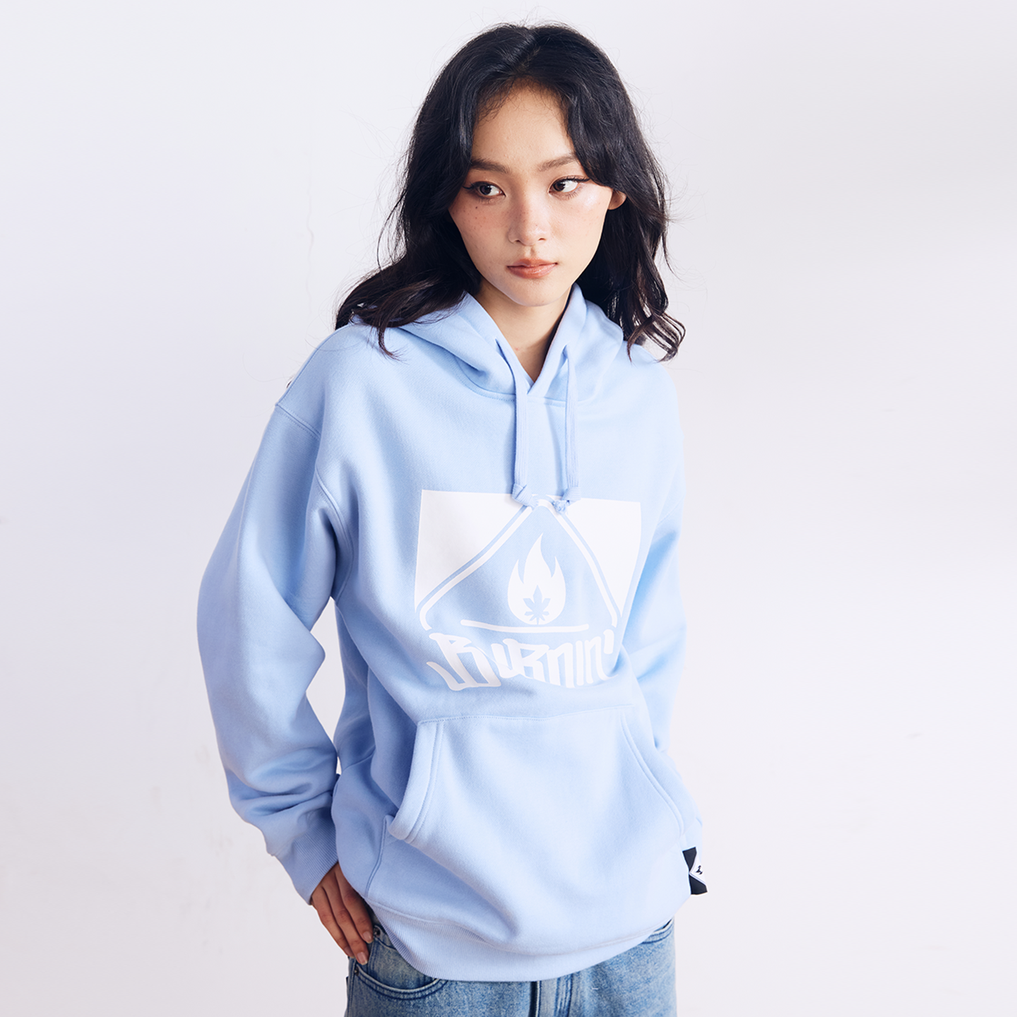 BURNIN* Square LOGO New Style Hoodie - PSYLOS 1, BURNIN* Square LOGO New Style Hoodie, Hoodie, Burnin, PSYLOS 1