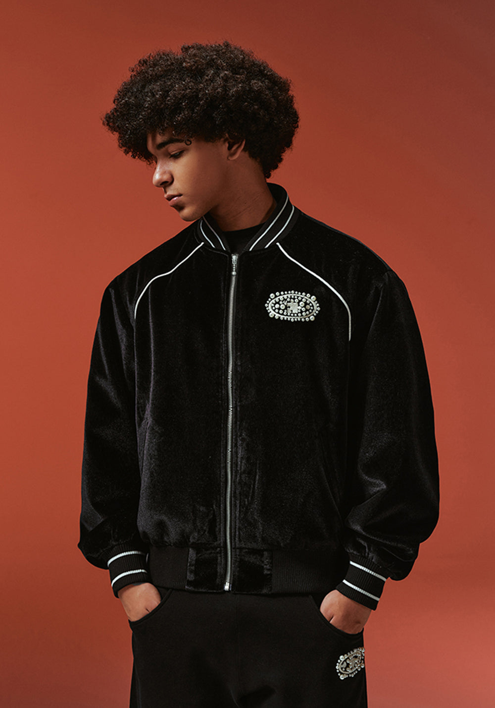 YADcrew丨Velvet Pearl Embroidered Court Style Jacket - PSYLOS 1, YADcrew丨Velvet Pearl Embroidered Court Style Jacket, Jacket, YADcrew•JAPAN, PSYLOS 1