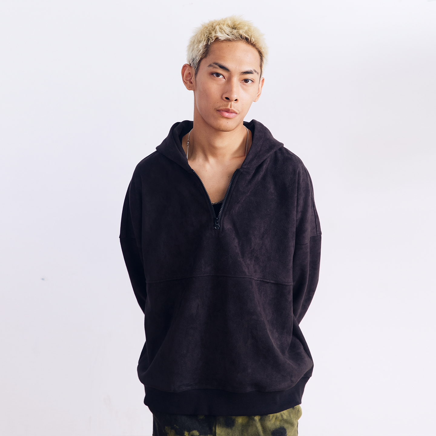 BURNIN Flame Dart Suede Hooded Sweatshirt - PSYLOS 1, BURNIN Flame Dart Suede Hooded Sweatshirt, Hoodie, Burnin, PSYLOS 1