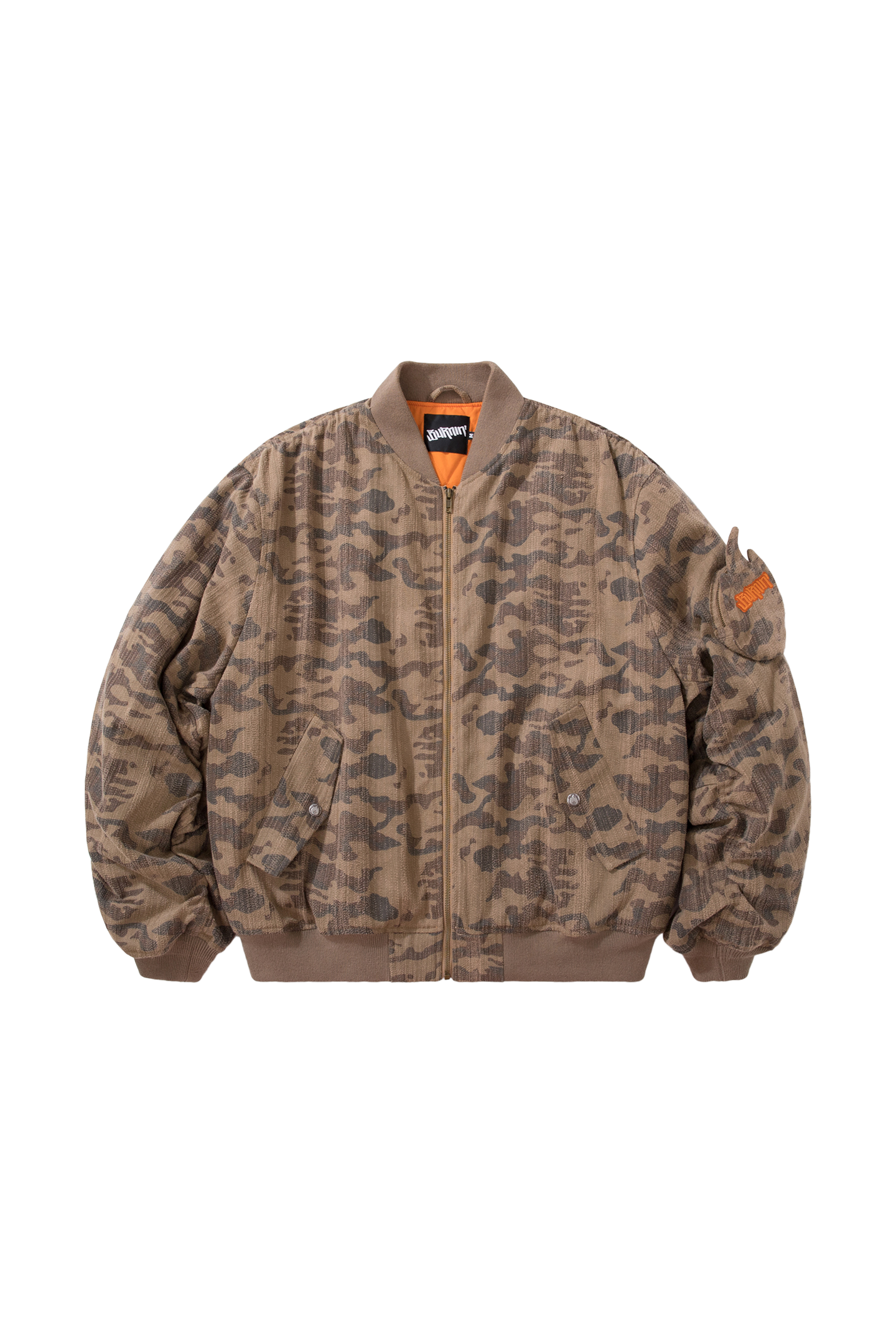 BURNIN Street MA1 Flight Camouflage Cotton Jacket