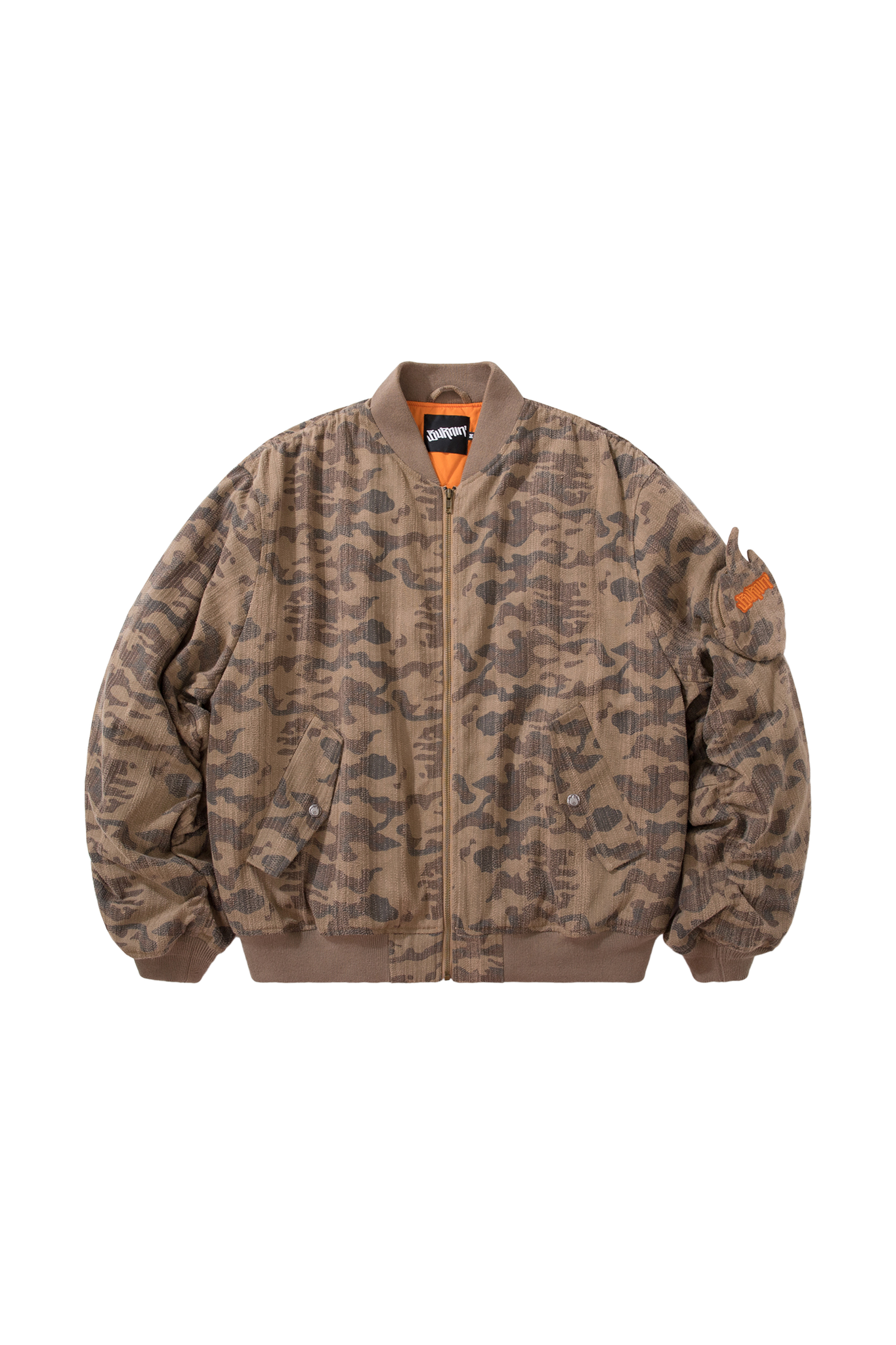 BURNIN Street MA1 Flight Camouflage Cotton Jacket