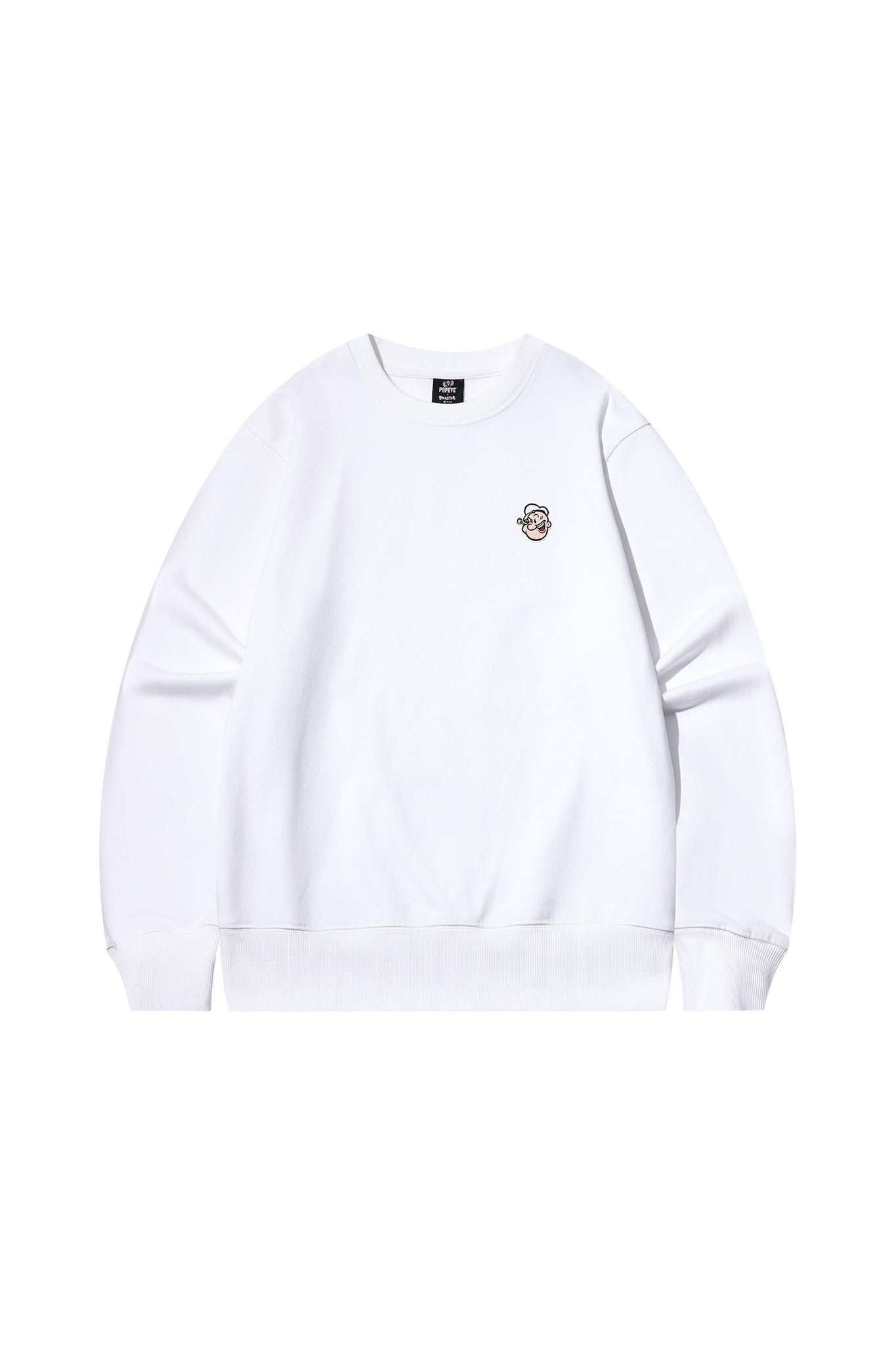 Embroidered Crew Neck Sweatshirt