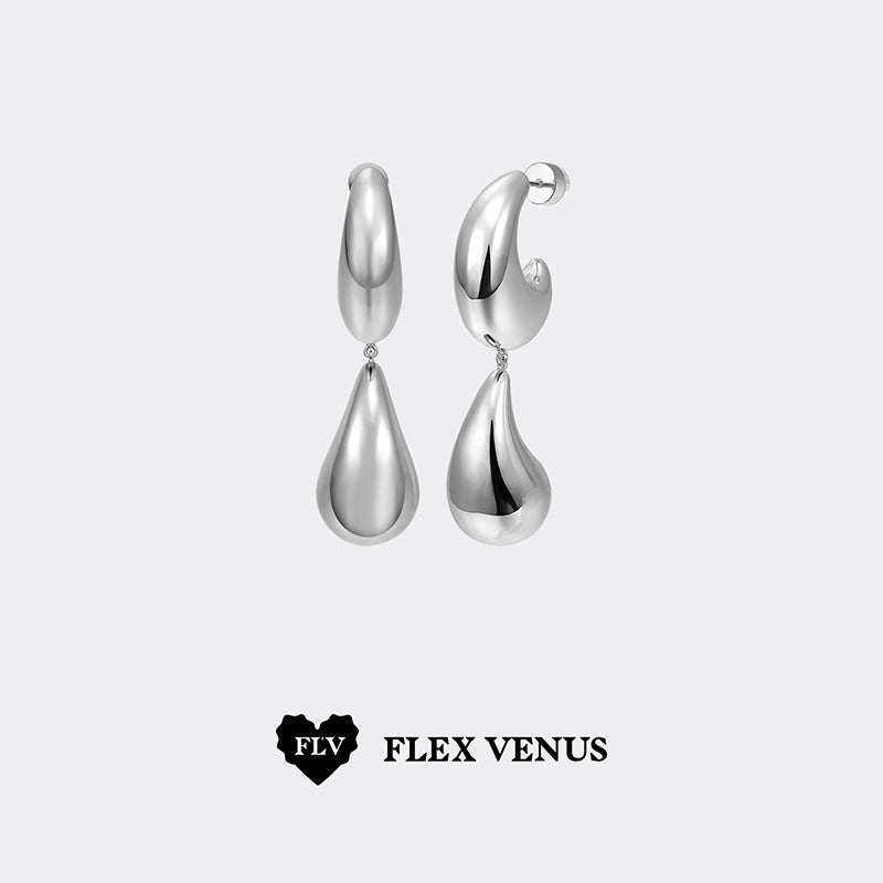 FLV Fishing Light Melody Stud Earrings