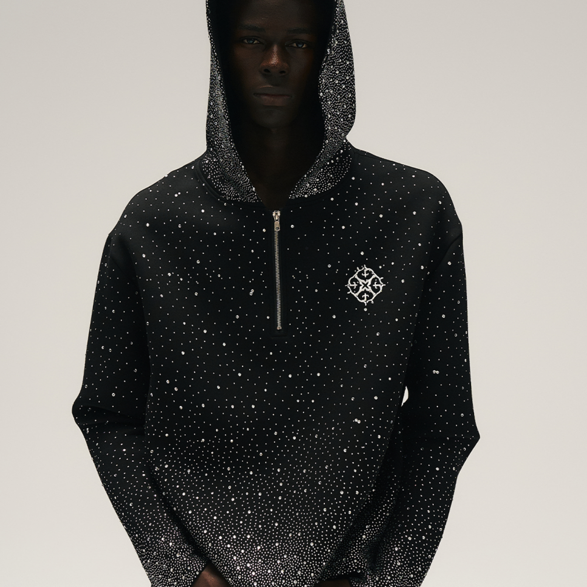 GLACIERBOY "RAP STAR" SERIES Gypsophila Full Diamond Hoodie