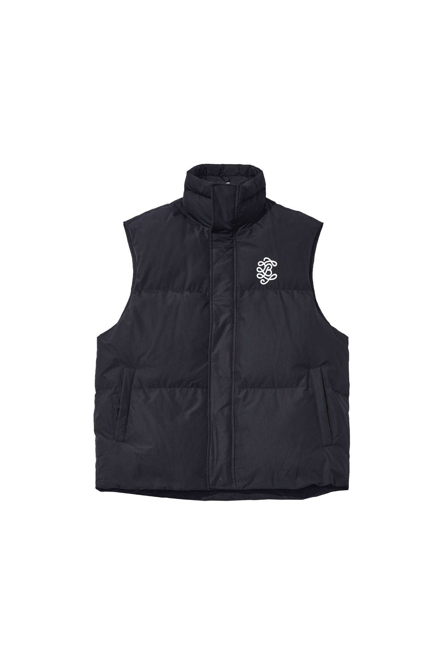 Woven Embroidery Down Vest