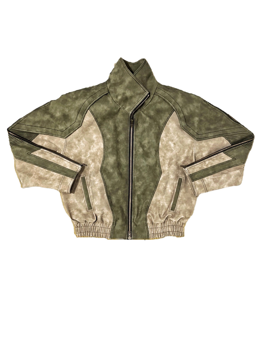 WoosterArchive | Two-Tone Wasteland Suede Jacket - PSYLOS 1, WoosterArchive | Two-Tone Wasteland Suede Jacket, Men's Wear, WoosterArchive, PSYLOS 1