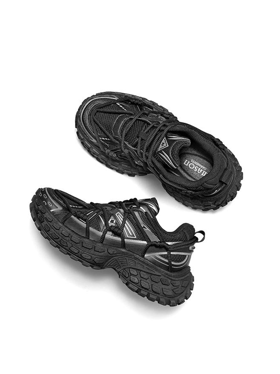 MASON GARMENTS | "Off-Road" Thick Lace Chunky Sneaker With Hangtag & Pendant - PSYLOS 1, MASON GARMENTS | "Off-Road" Thick Lace Chunky Sneaker With Hangtag & Pendant, Chunky Dad Sneakers, MASON GARMENTS, PSYLOS 1