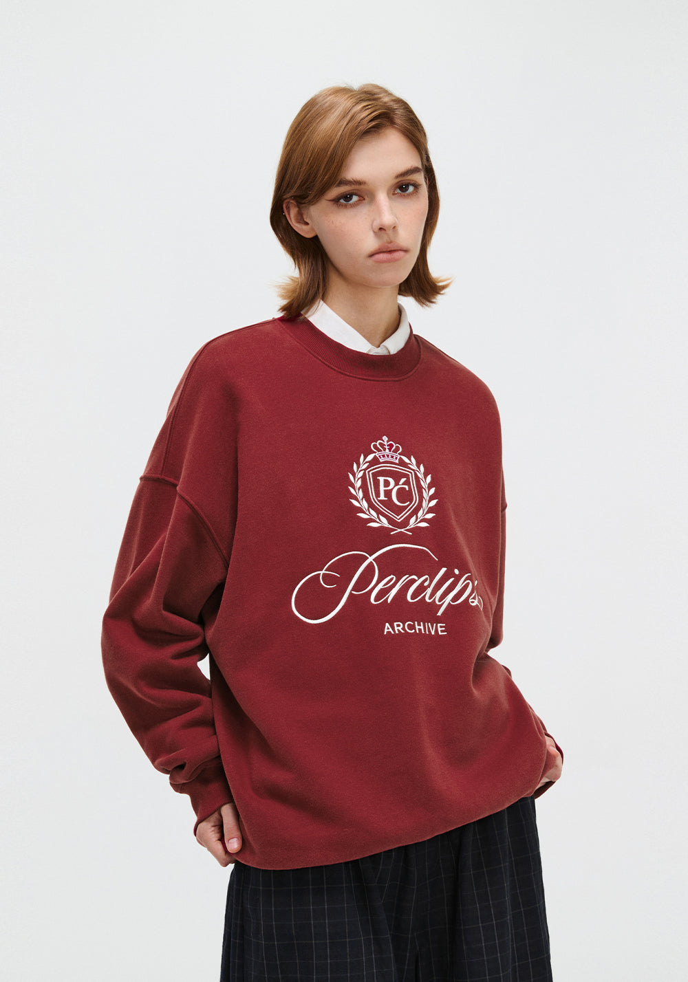 PCLP Vintage Floral Body Crew Neck Sweatshirt