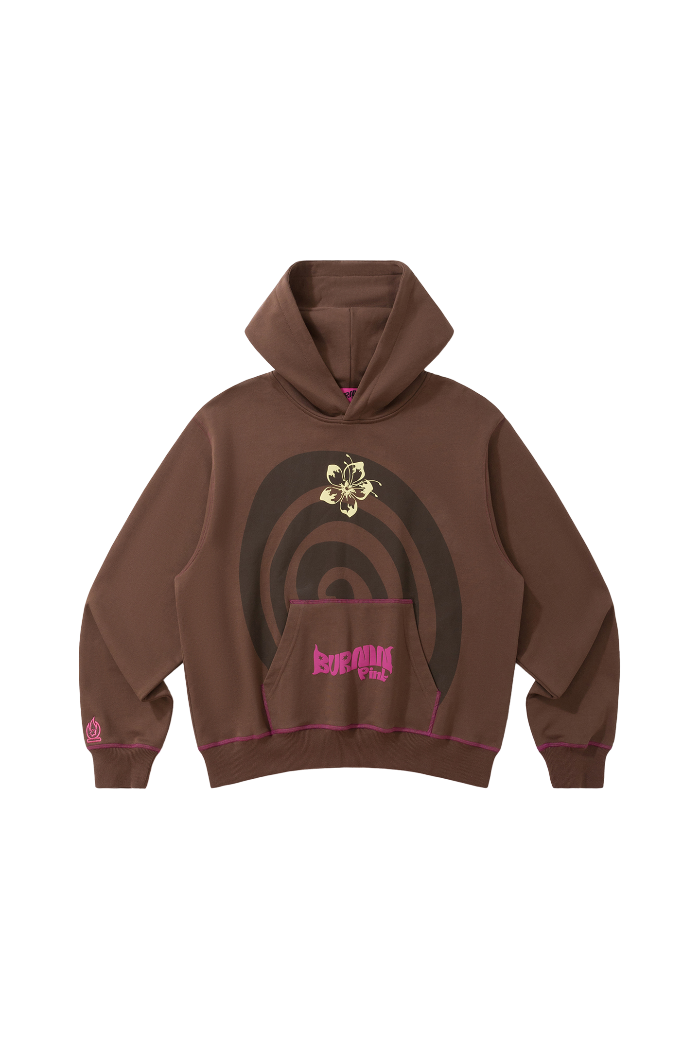 BURNIN* Swirl Contrast Color Foam Hoodie - PSYLOS 1, BURNIN* Swirl Contrast Color Foam Hoodie, Hoodie, Burnin, PSYLOS 1