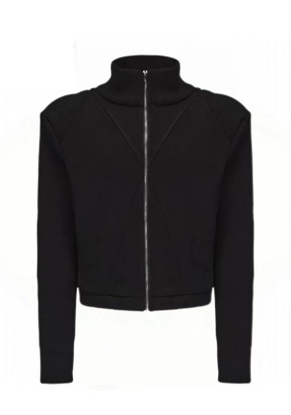 Disark│Knitted Shoulder-Pad Cardigan - PSYLOS 1, Disark│Knitted Shoulder-Pad Cardigan, Top, Disark, PSYLOS 1