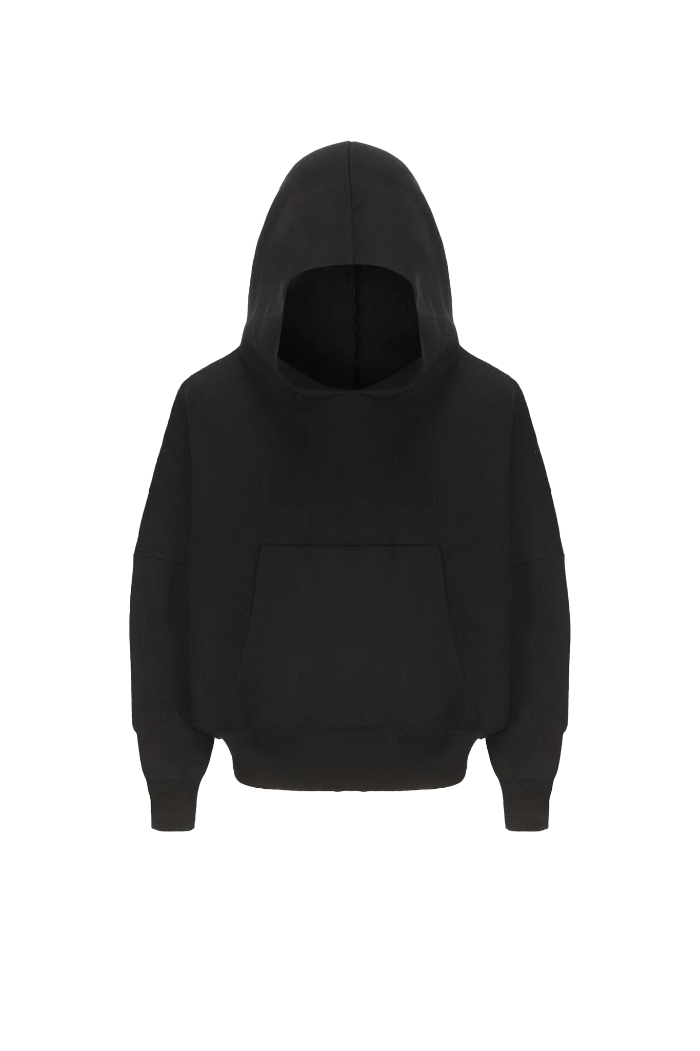 Disark Modal Anti-Pilling Knitted Hoodie-Black