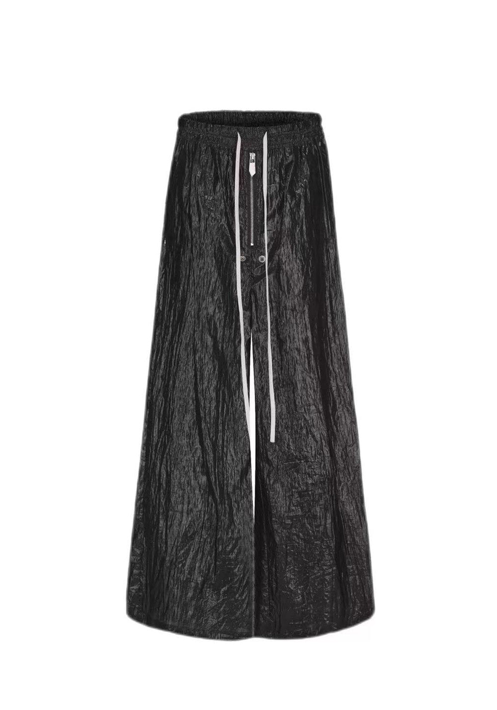 Disark│Crinkled Textured Wide-Leg Pants - PSYLOS 1, Disark│Crinkled Textured Wide-Leg Pants, Pants, Disark, PSYLOS 1